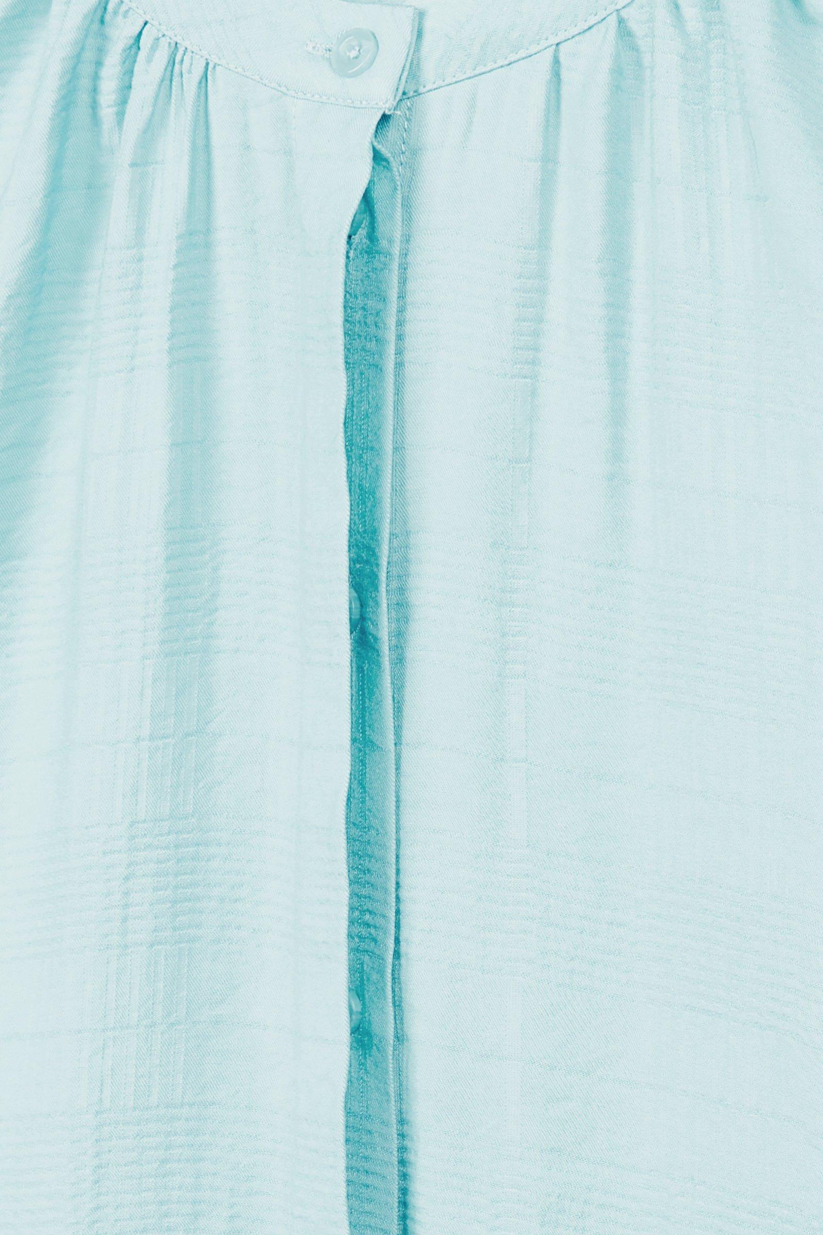 CKS Dames - WAVY - blouse korte mouwen - blauw