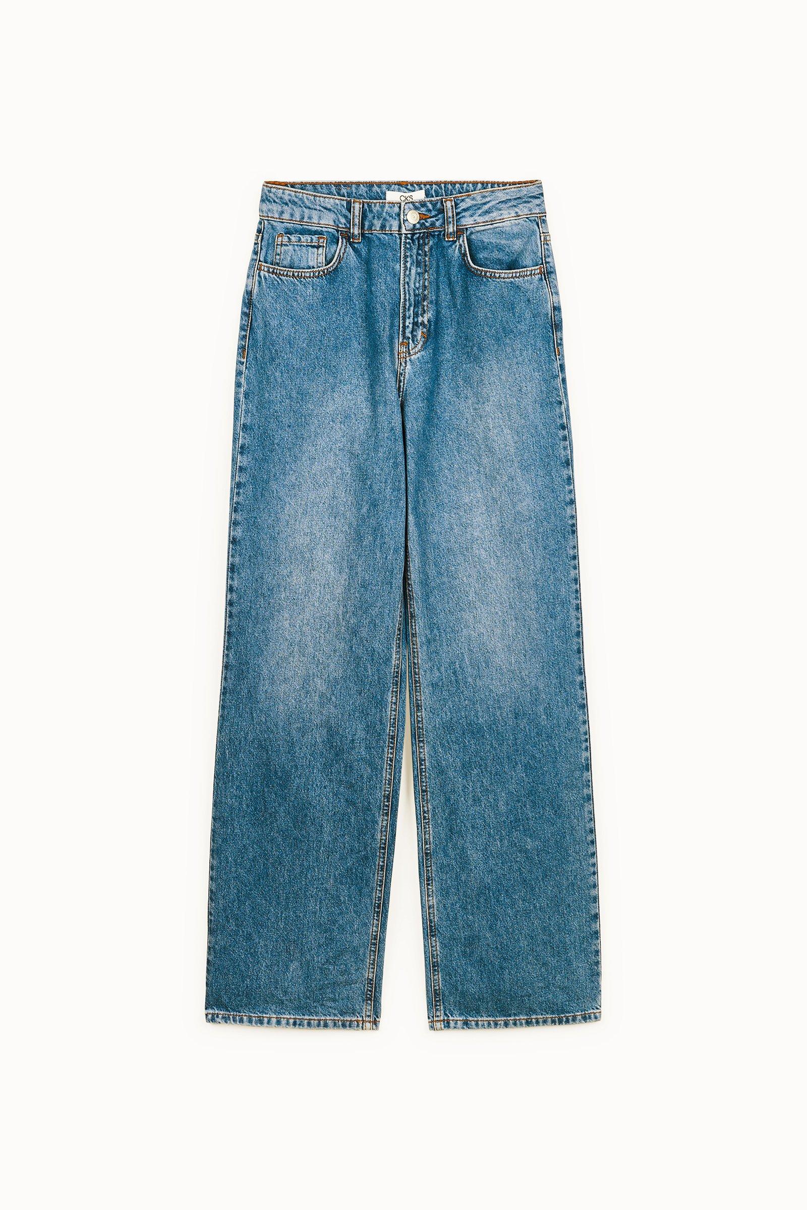 CKS Dames - GLAMMER - lange jeans - blauw