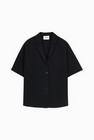 CKS Dames - RONELA - blouse korte mouwen - zwart