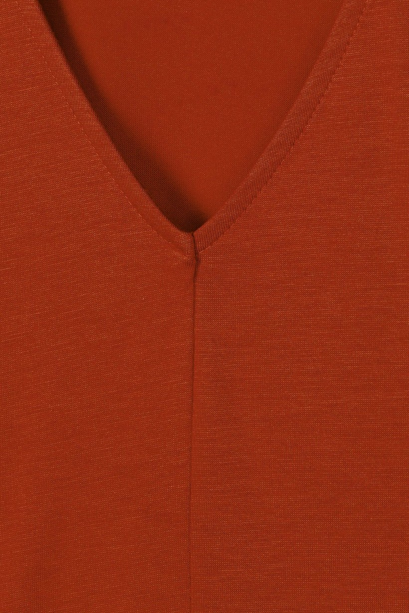 CKS Dames - MODALLA - t-shirt à manches courtes - rouge foncé