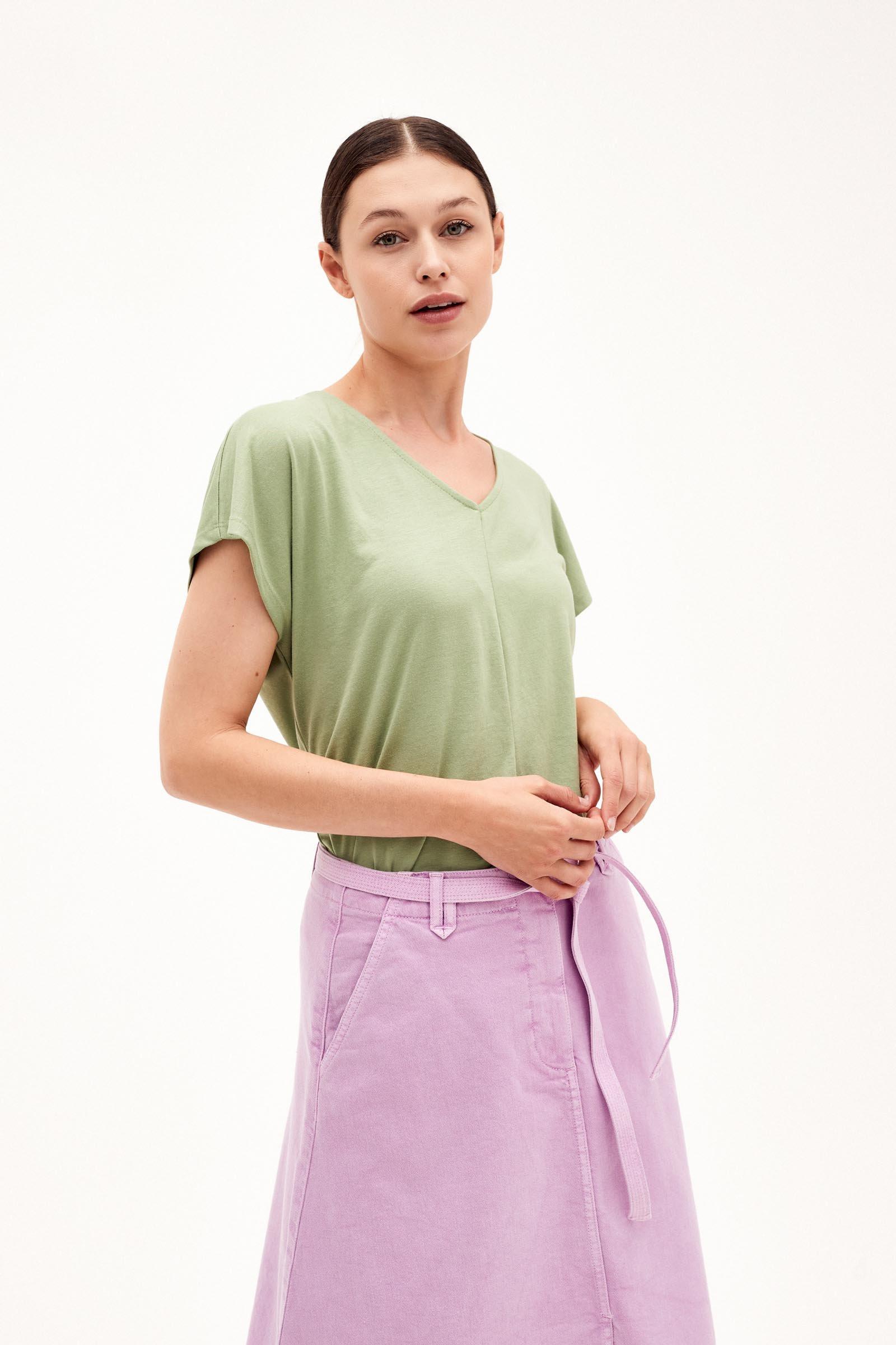 CKS Dames - MODALLA - t-shirt short sleeves - green