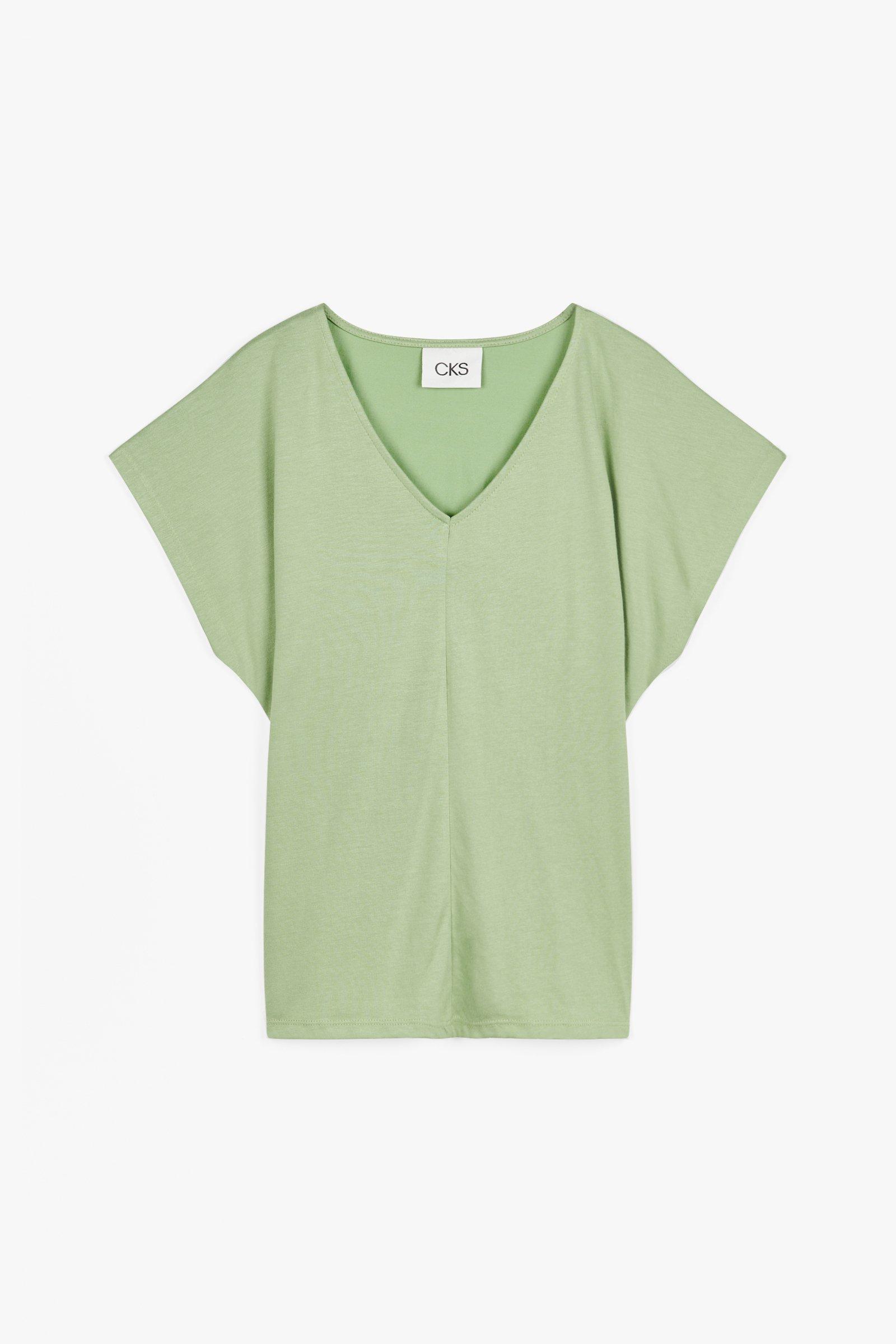 CKS Dames - MODALLA - t-shirt korte mouwen - khaki