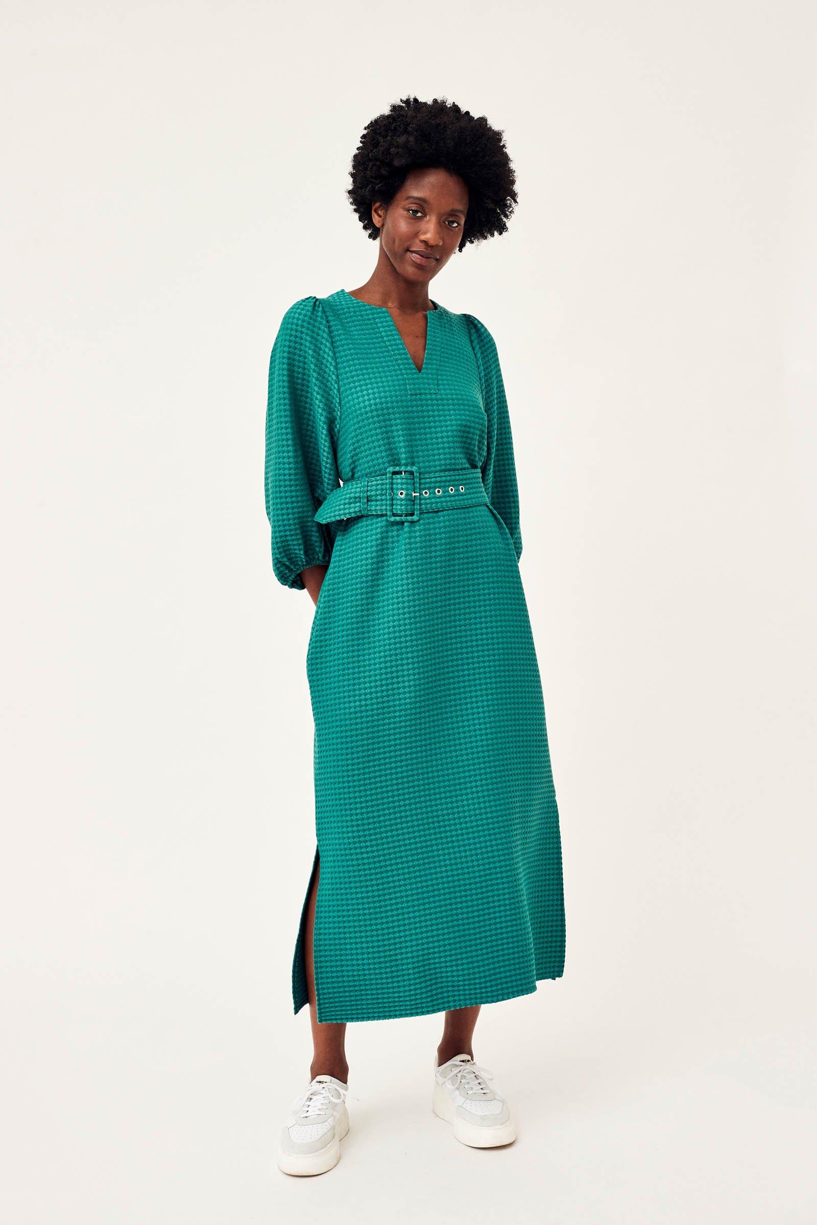 CKS Dames - SCARLET - long dress - dark green