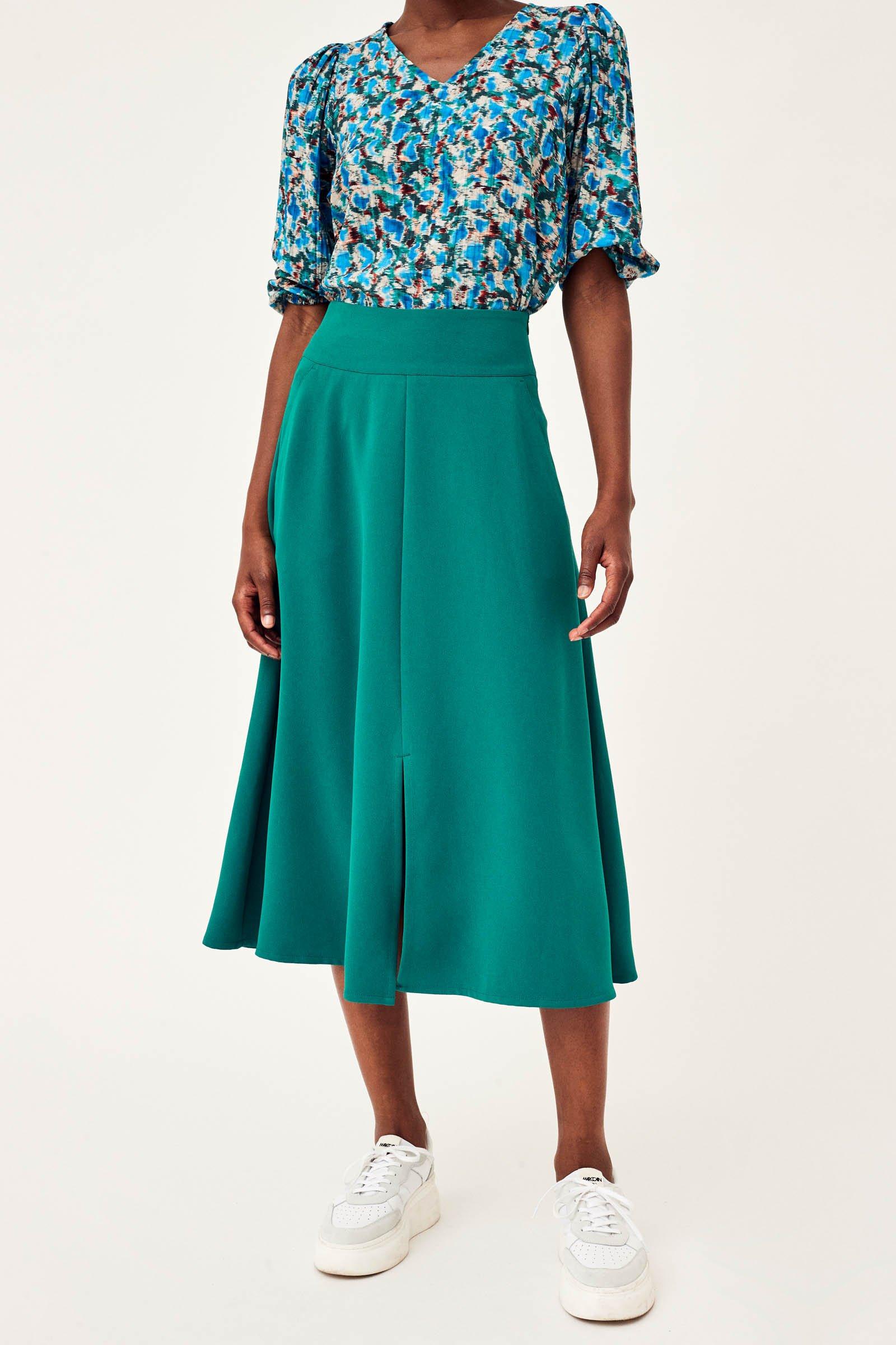 CKS Dames - SAWINA - midi skirt - dark green