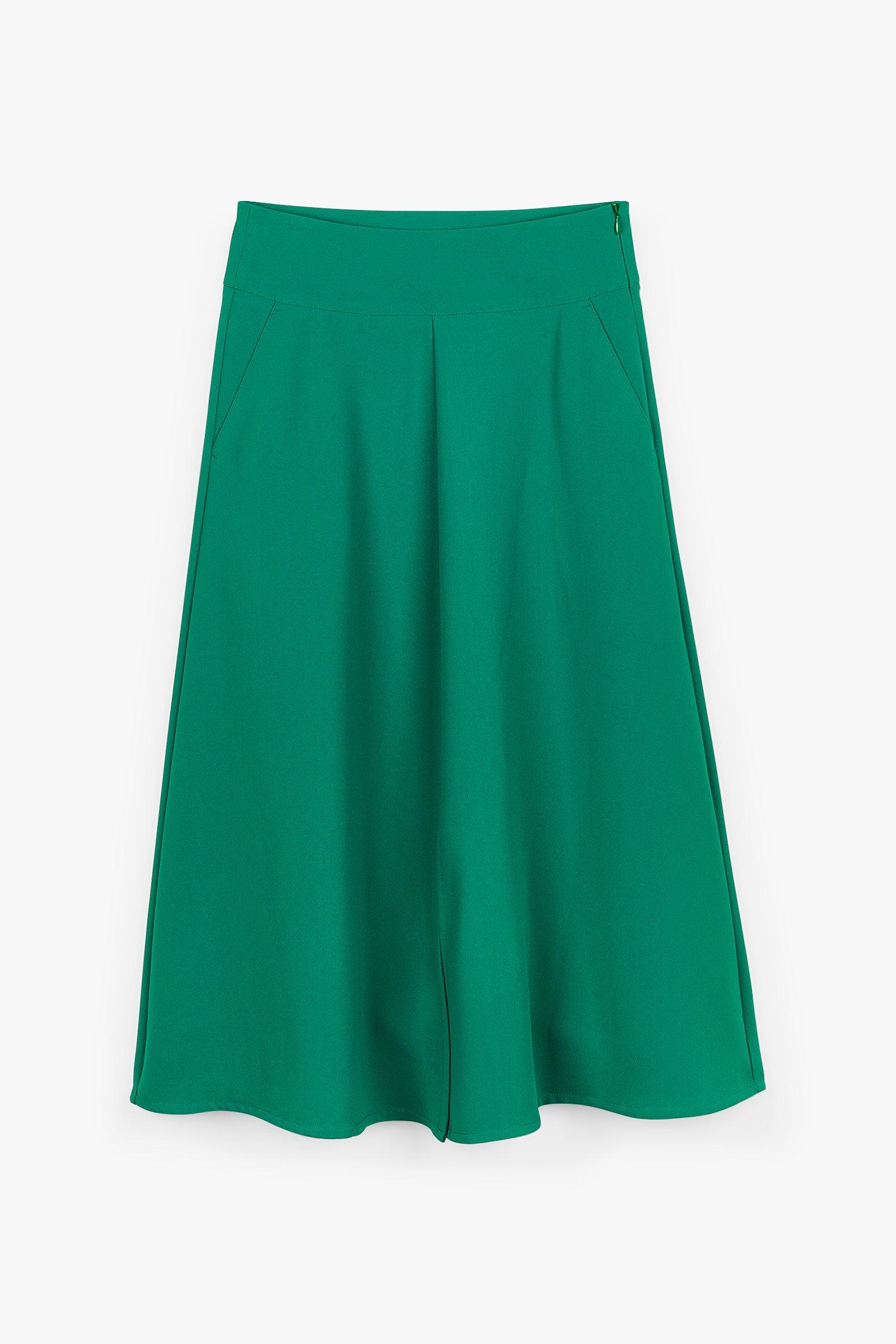 CKS Dames - SAWINA - midi skirt - dark green