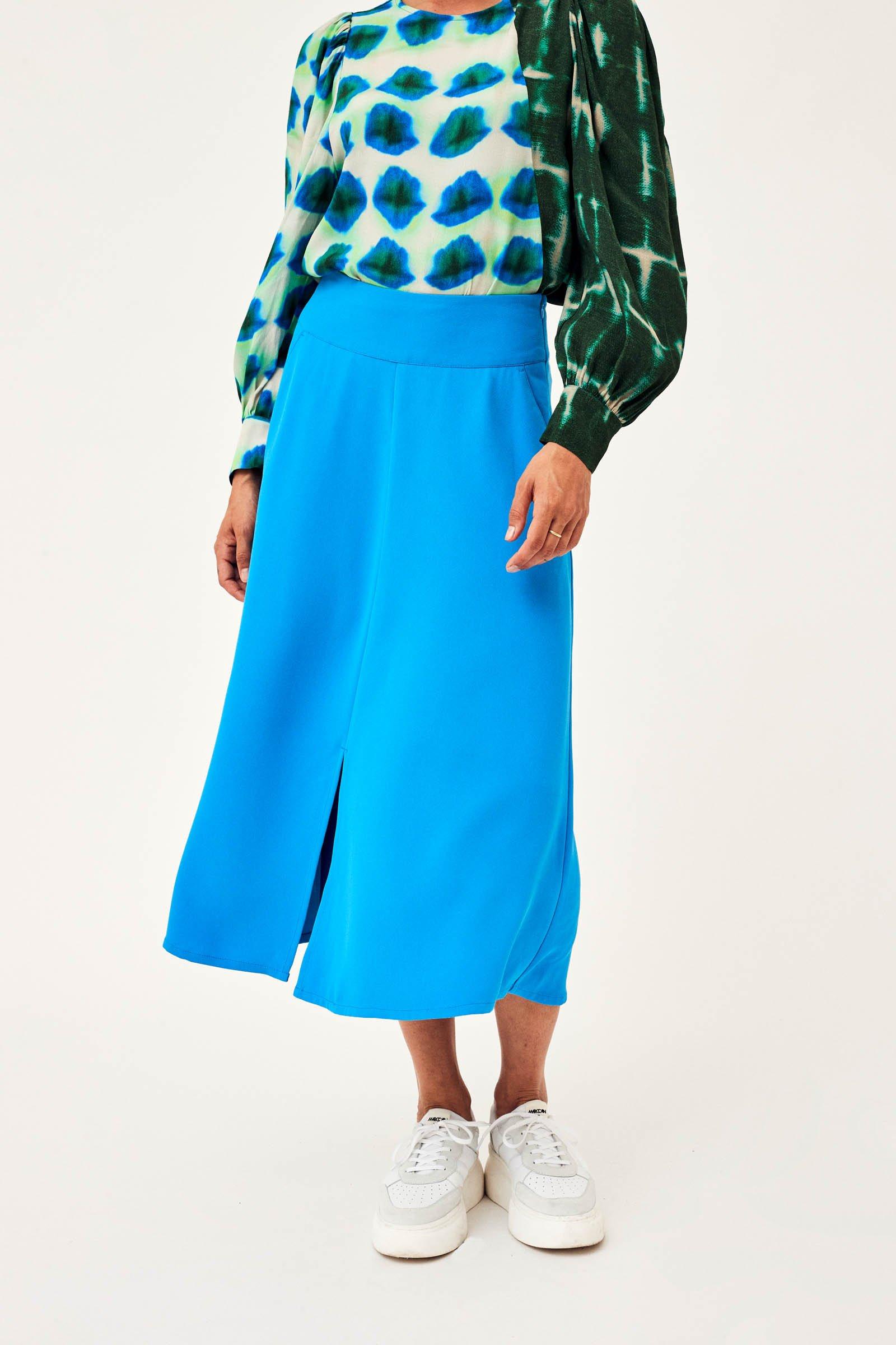 CKS Dames - SAWINA - midi skirt - blue