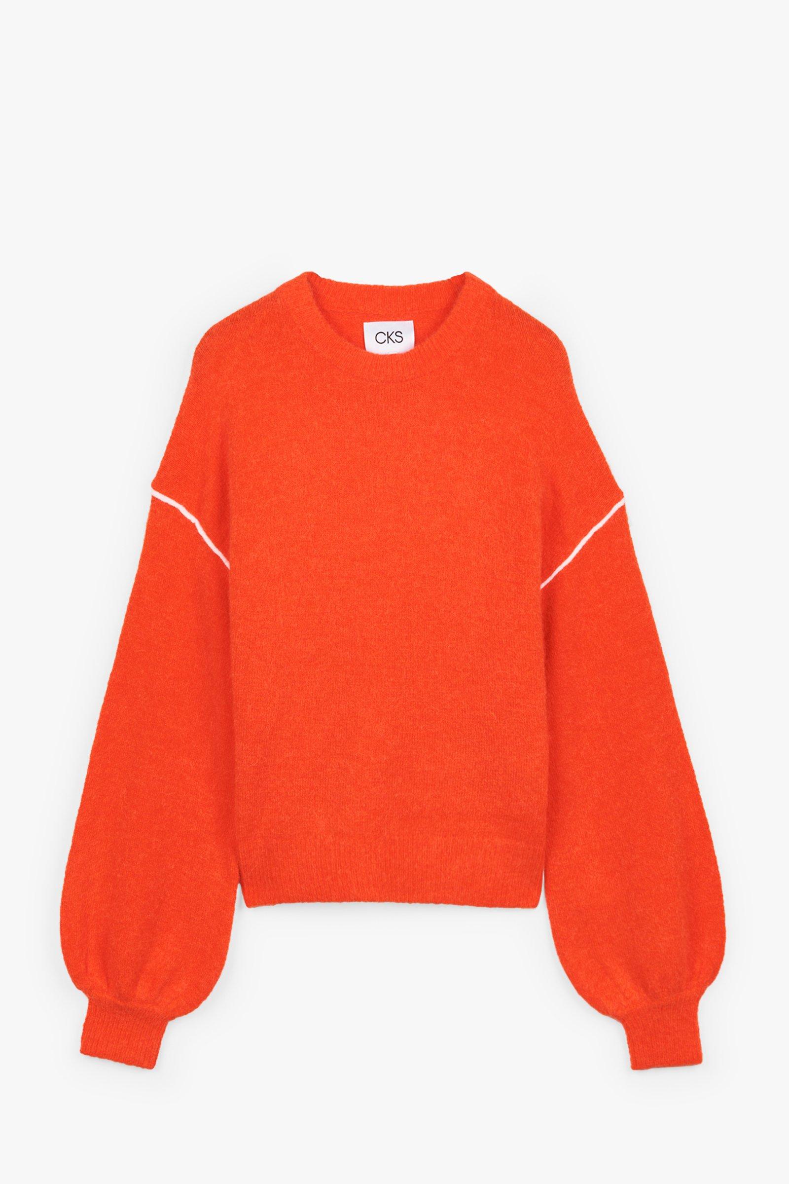 CKS Dames - PRELU - pullover - orange vif