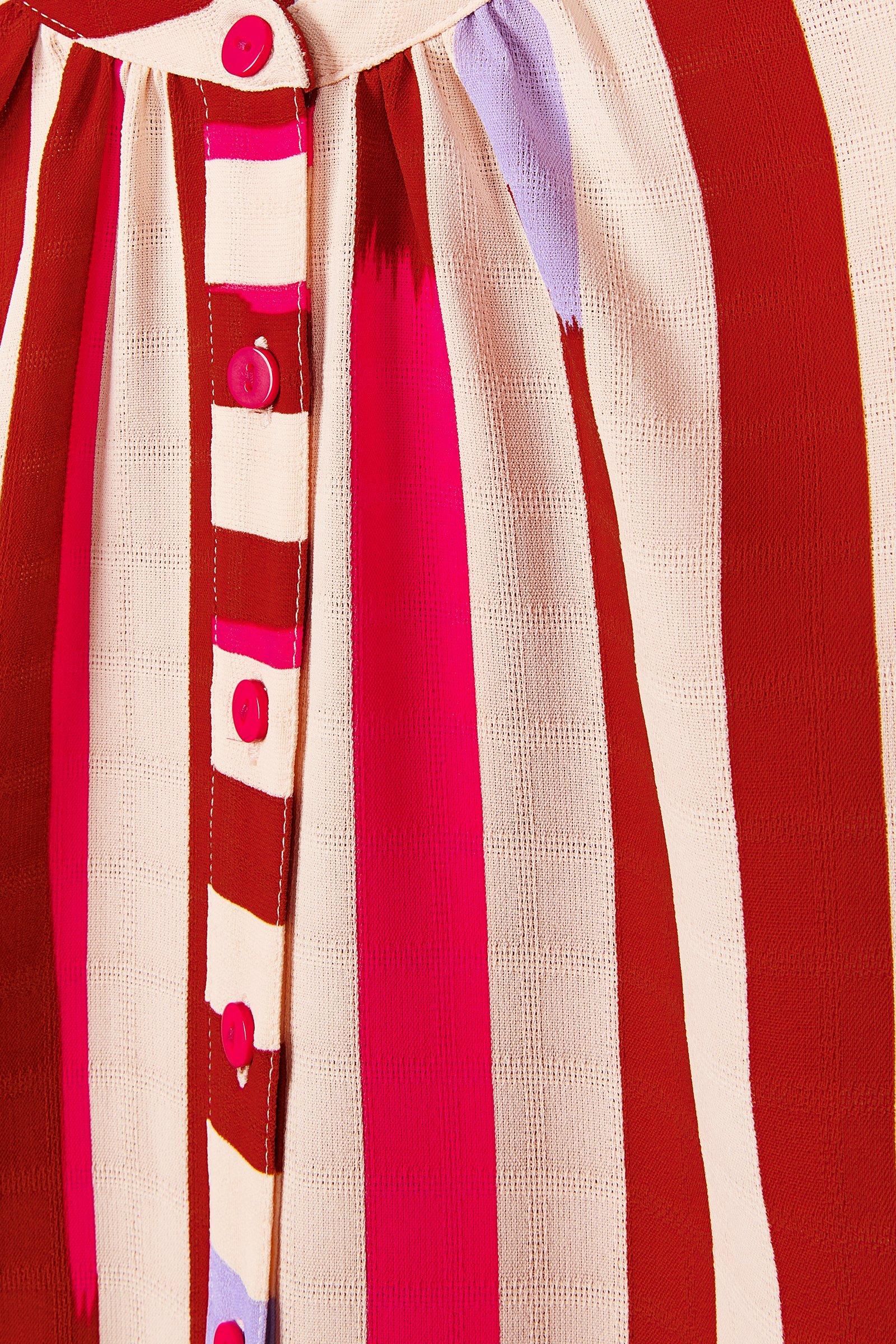 CKS Dames - MALEY - robe midi - rouge fonc&eacute;