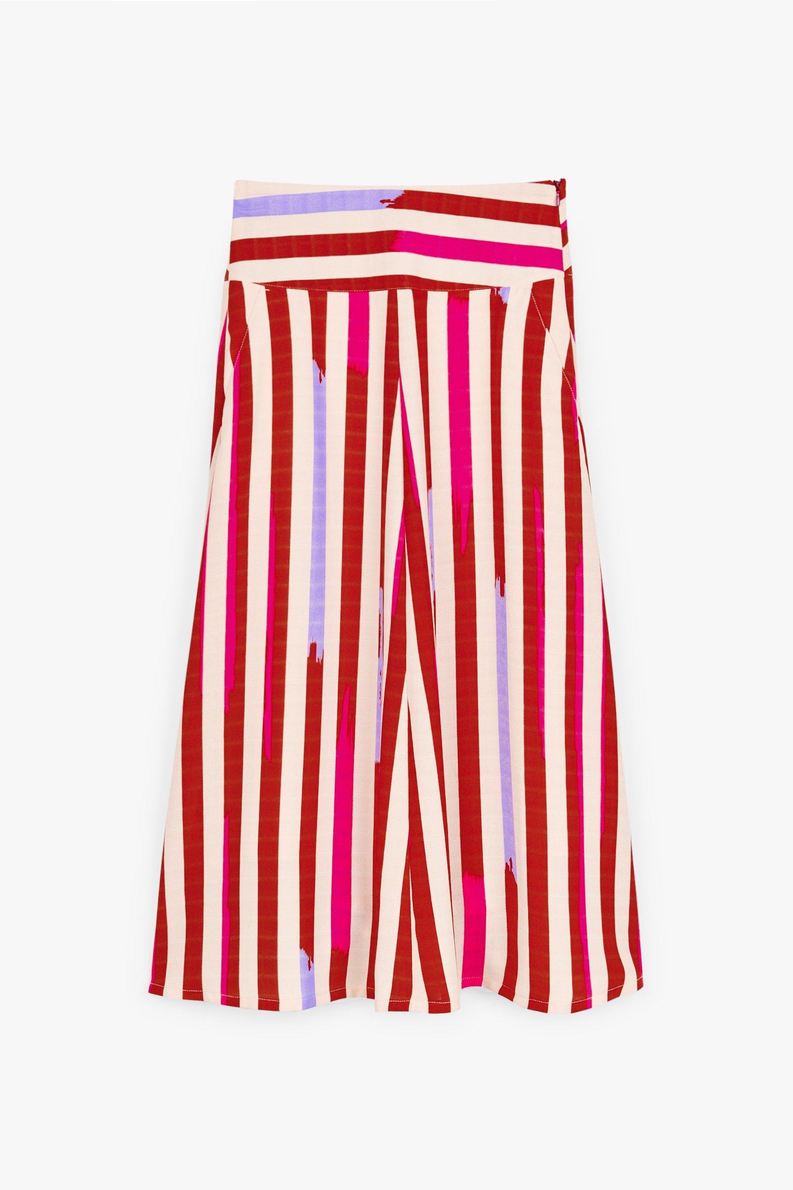 CKS Dames - SAWINA - midi skirt - dark red
