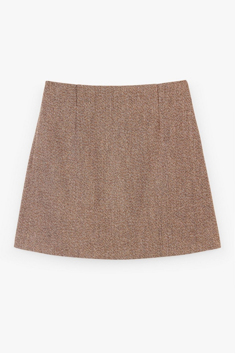 CKS Dames - GIULIA - mini skirt - brown