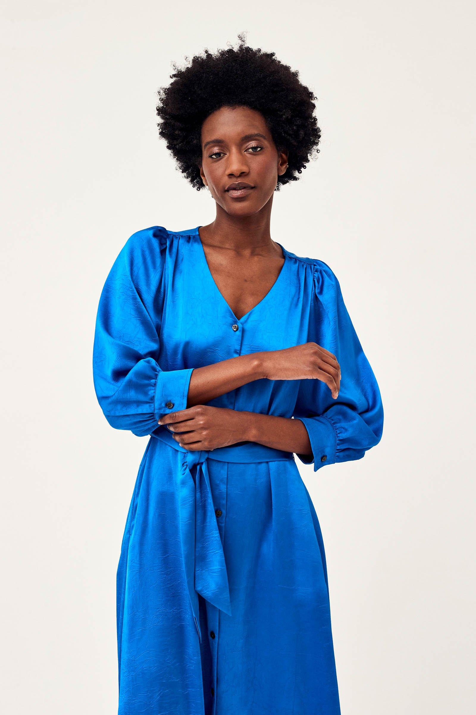 CKS Dames - MICKOS - long dress - blue