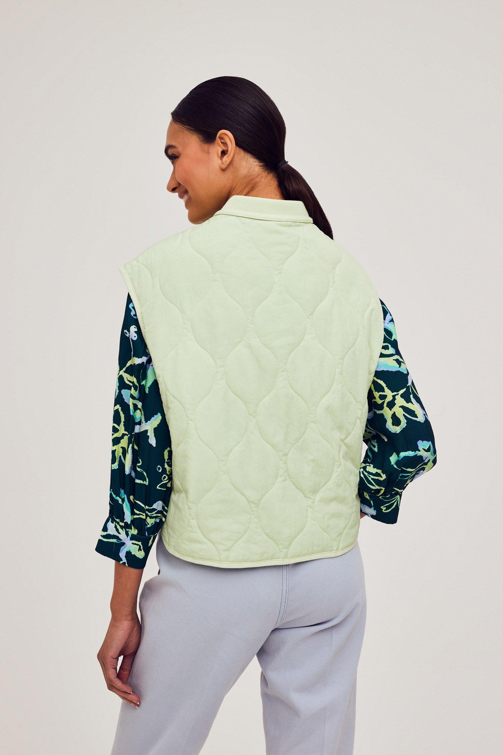 CKS Dames - JADE - quiltedjacket - lichtgroen