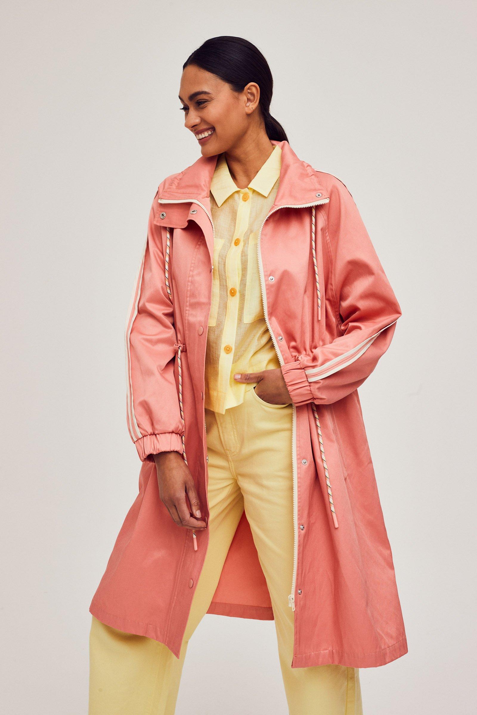 CKS Dames - COOLER - raincoat long - light pink