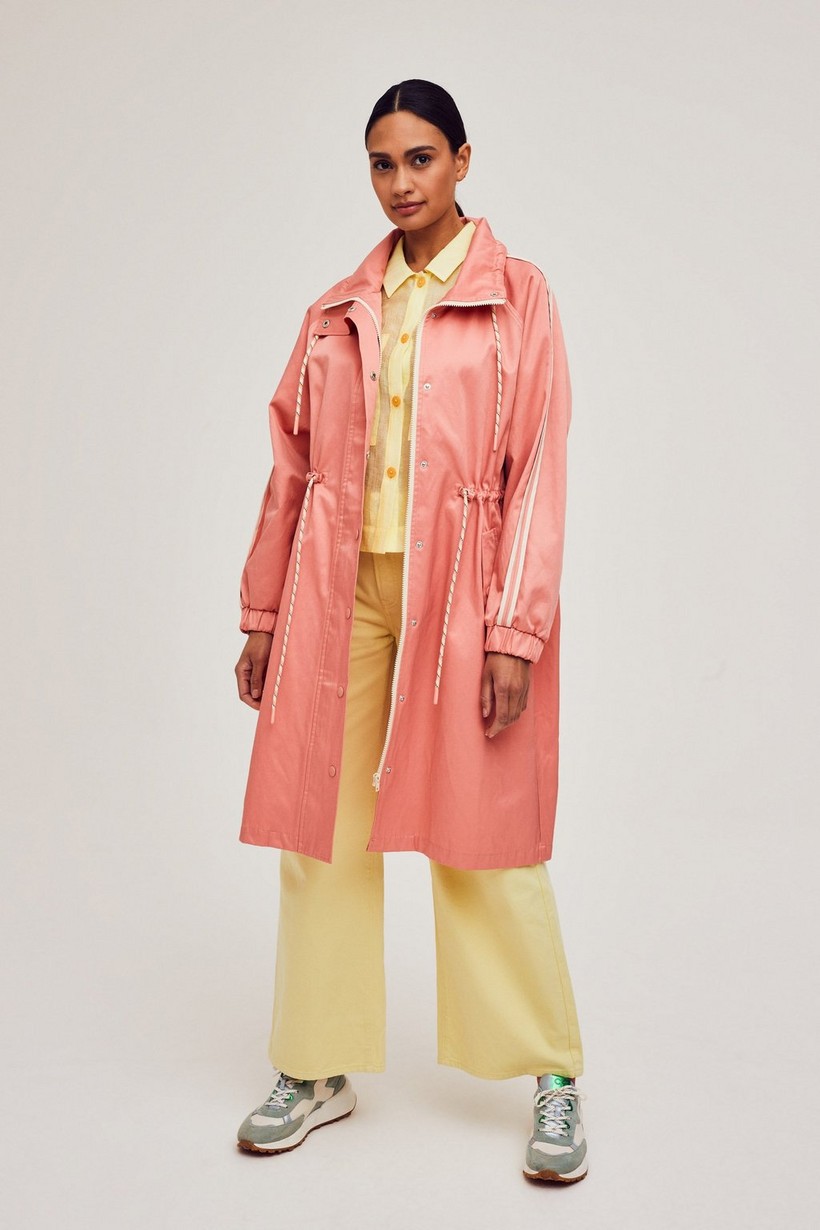 CKS Dames - COOLER - raincoat long - light pink