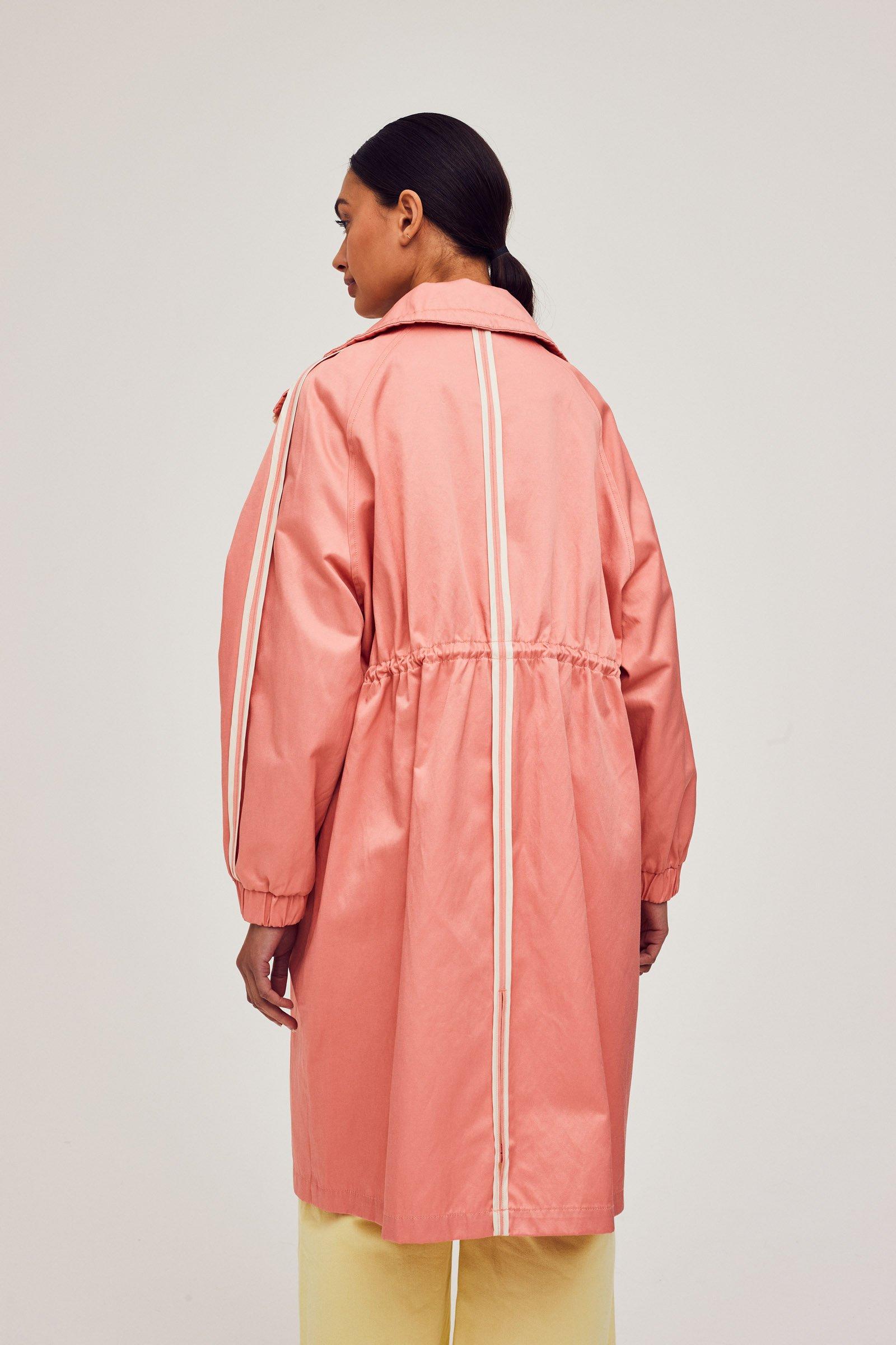 CKS Dames - COOLER - raincoat long - light pink
