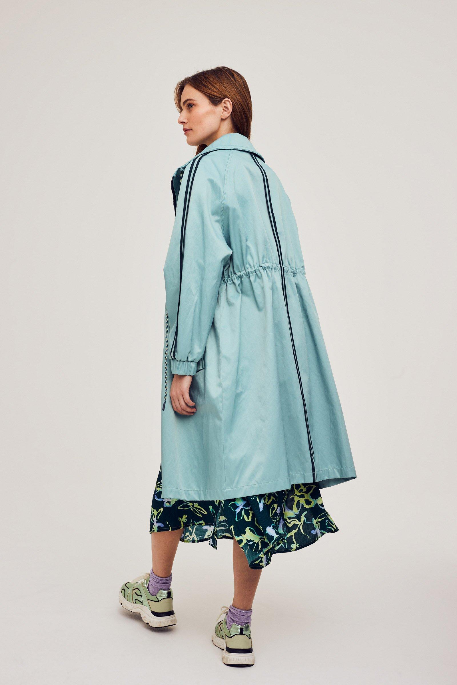 CKS Dames - COOLER - imperméable long - vert clair