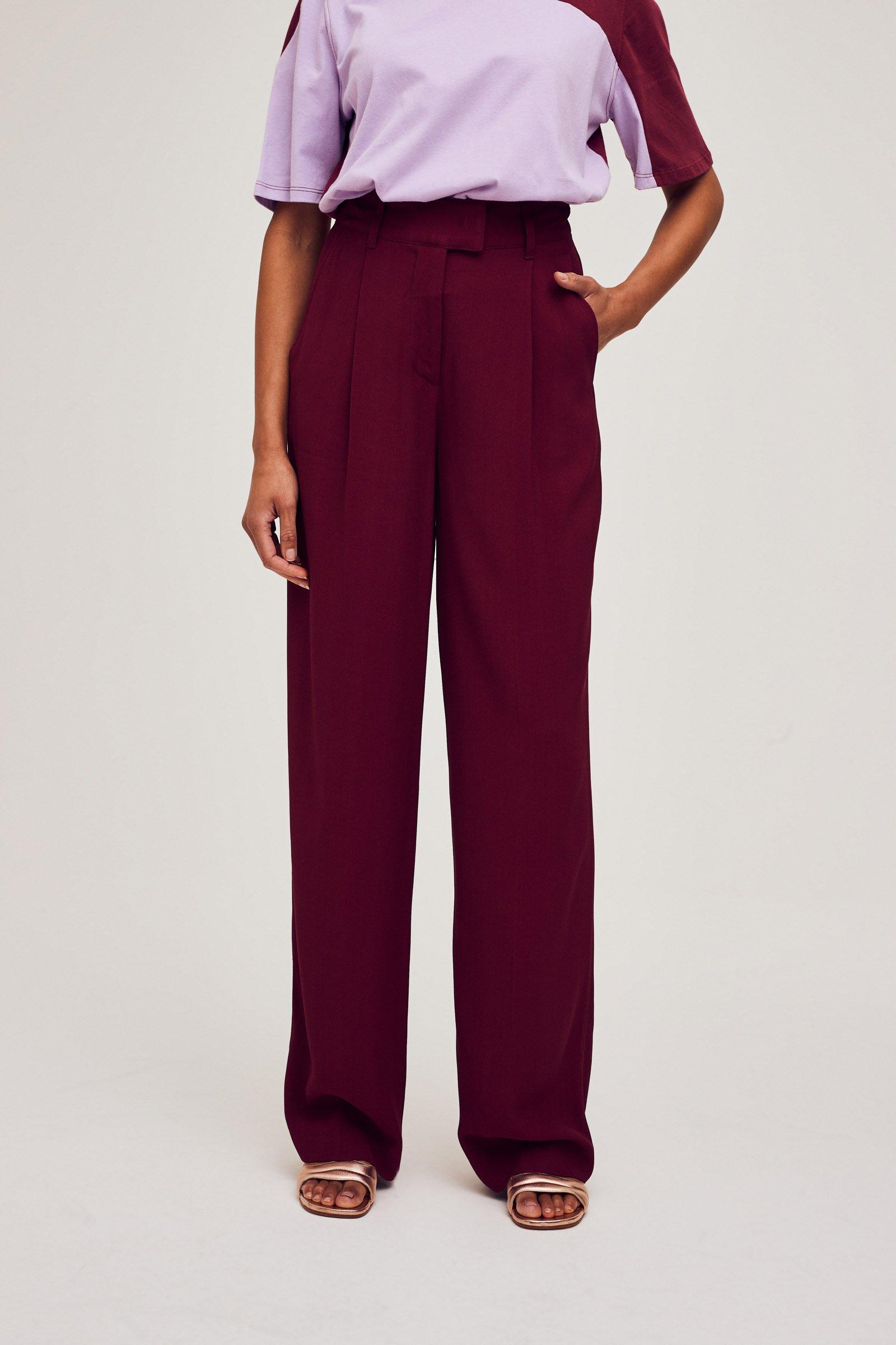 CKS Dames - SOFIE - lange broek - rood