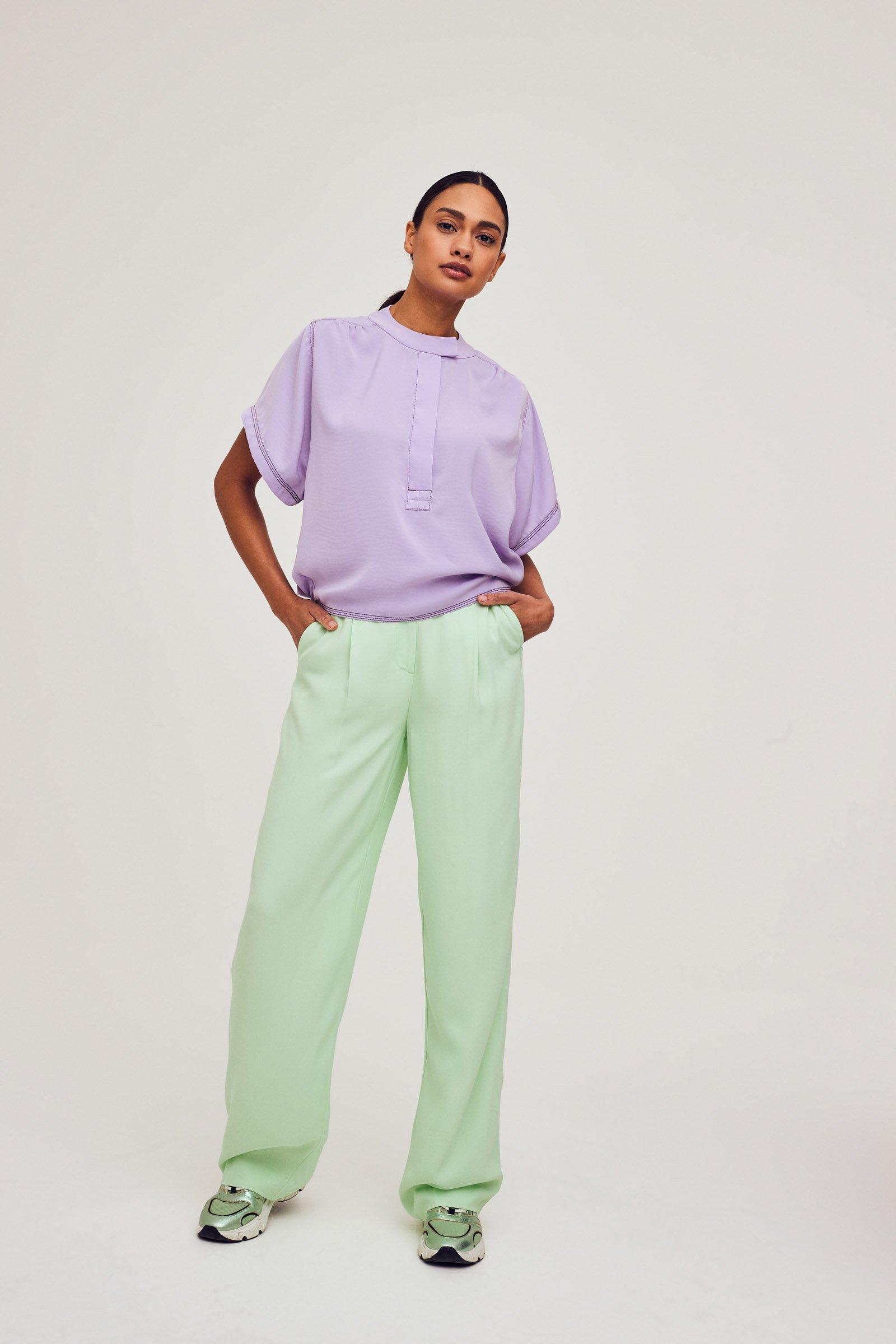 CKS Dames - SOFIE - lange broek - lichtgroen