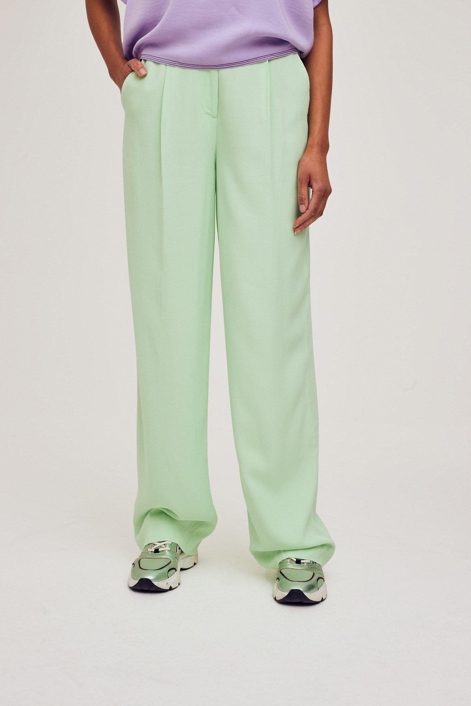 CKS Dames - SOFIE - lange broek - lichtgroen