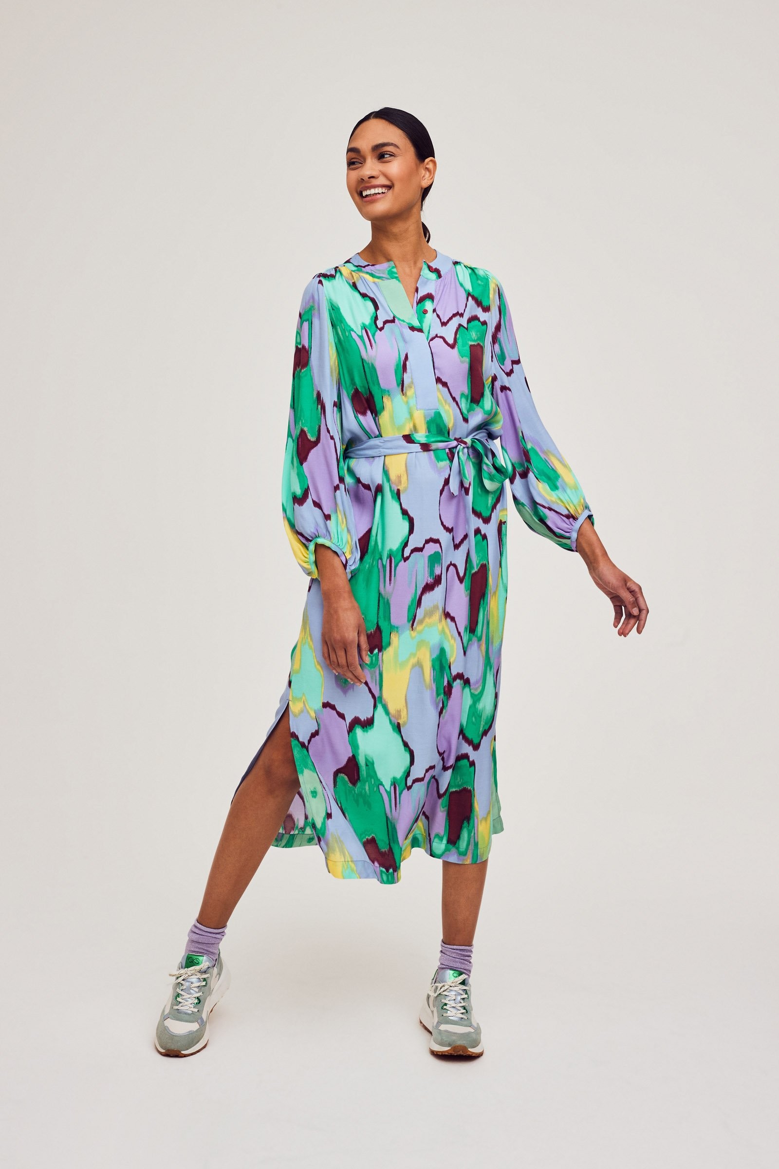 Uitgestorven Kosten Gooi SALOMEDO - midi jurk - meerkleurig | CKS Fashion