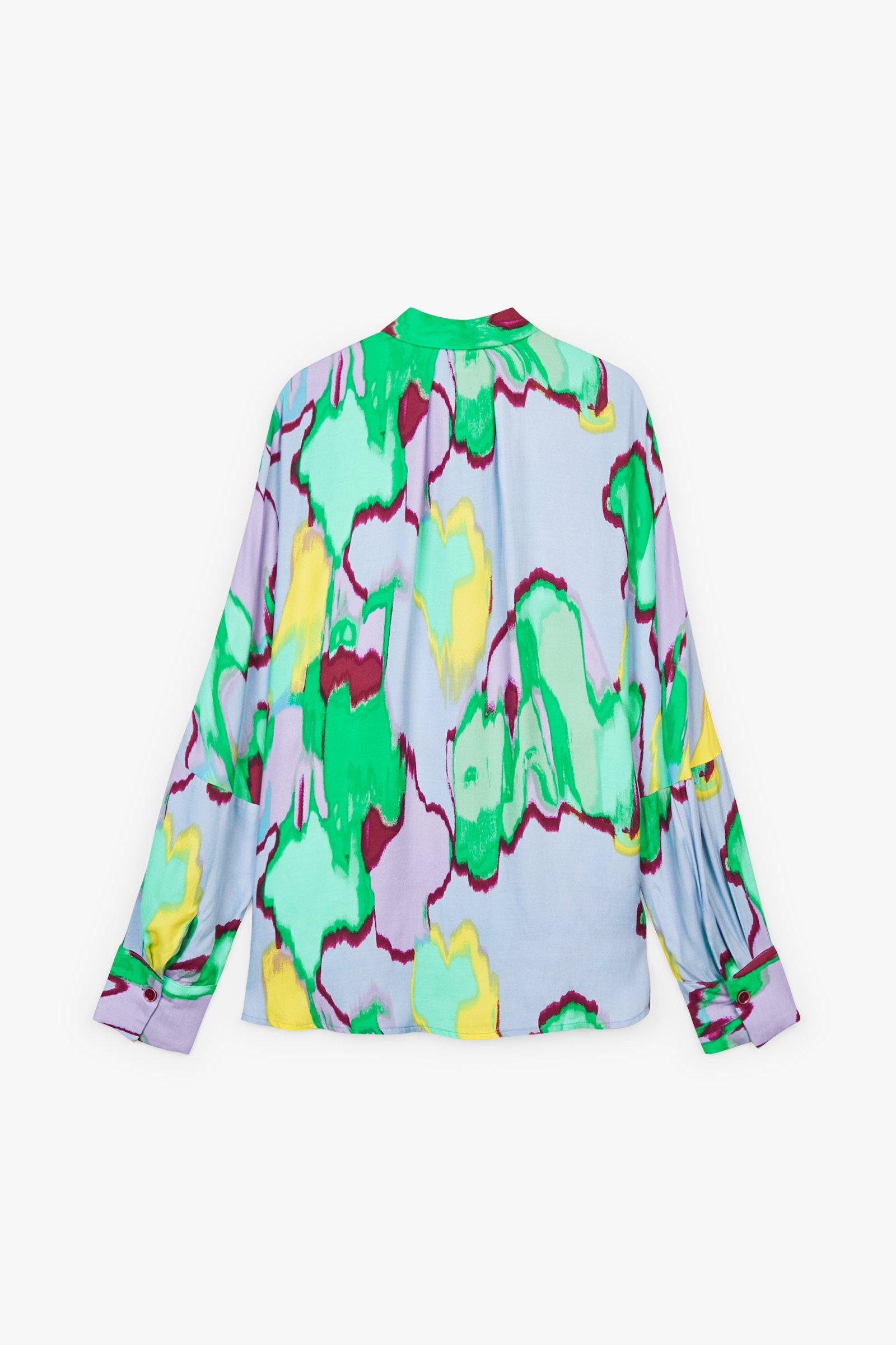 CKS Dames - WAZNA - blouse korte mouwen - meerkleurig