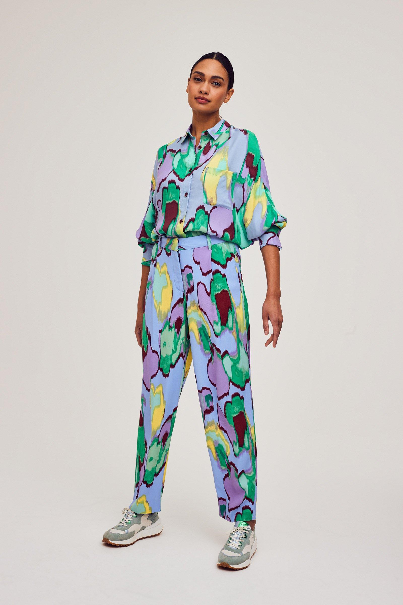 CKS Dames - WAZNA - blouse short sleeves - multicolor