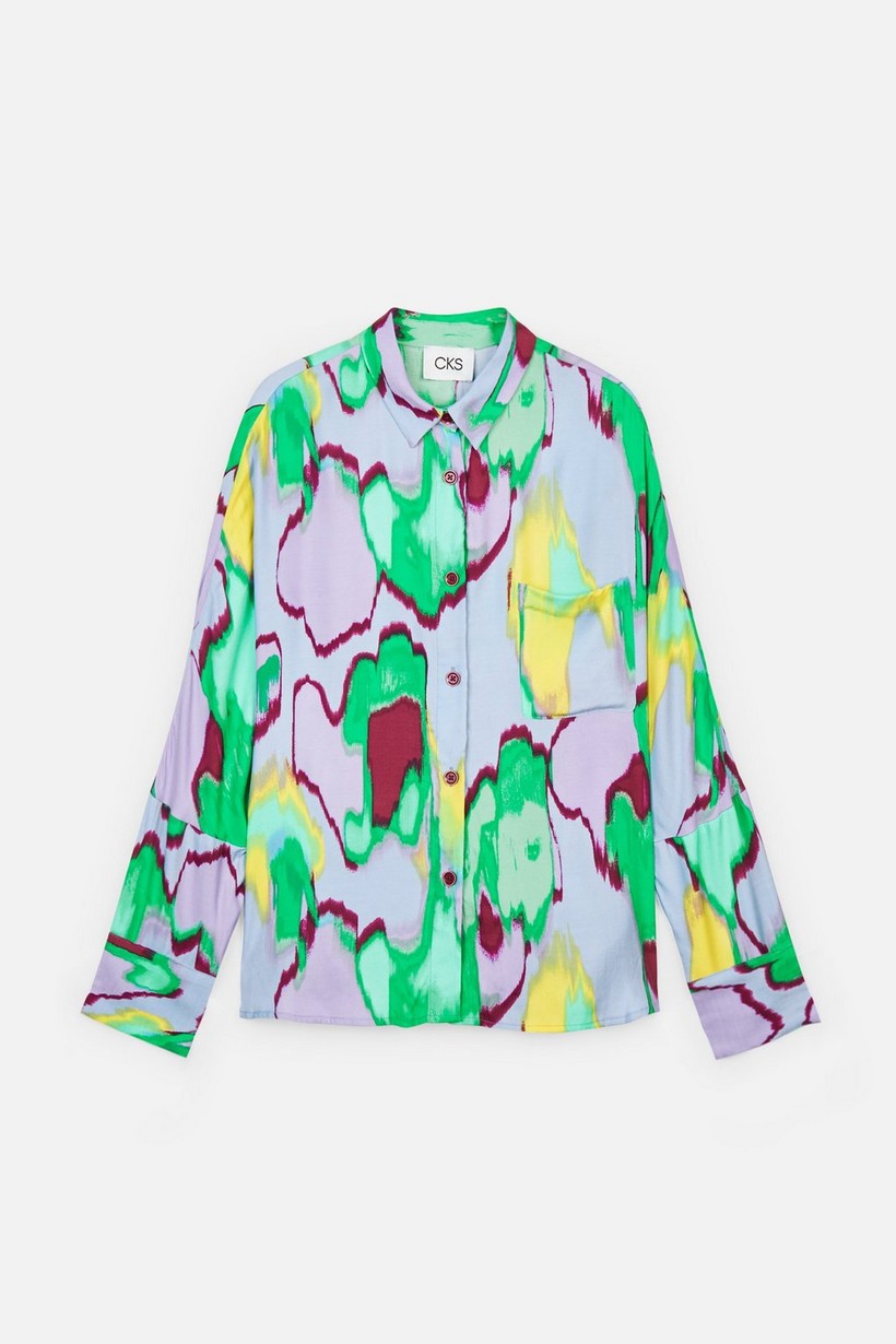 CKS Dames - WAZNA - blouse lange mouwen - meerkleurig