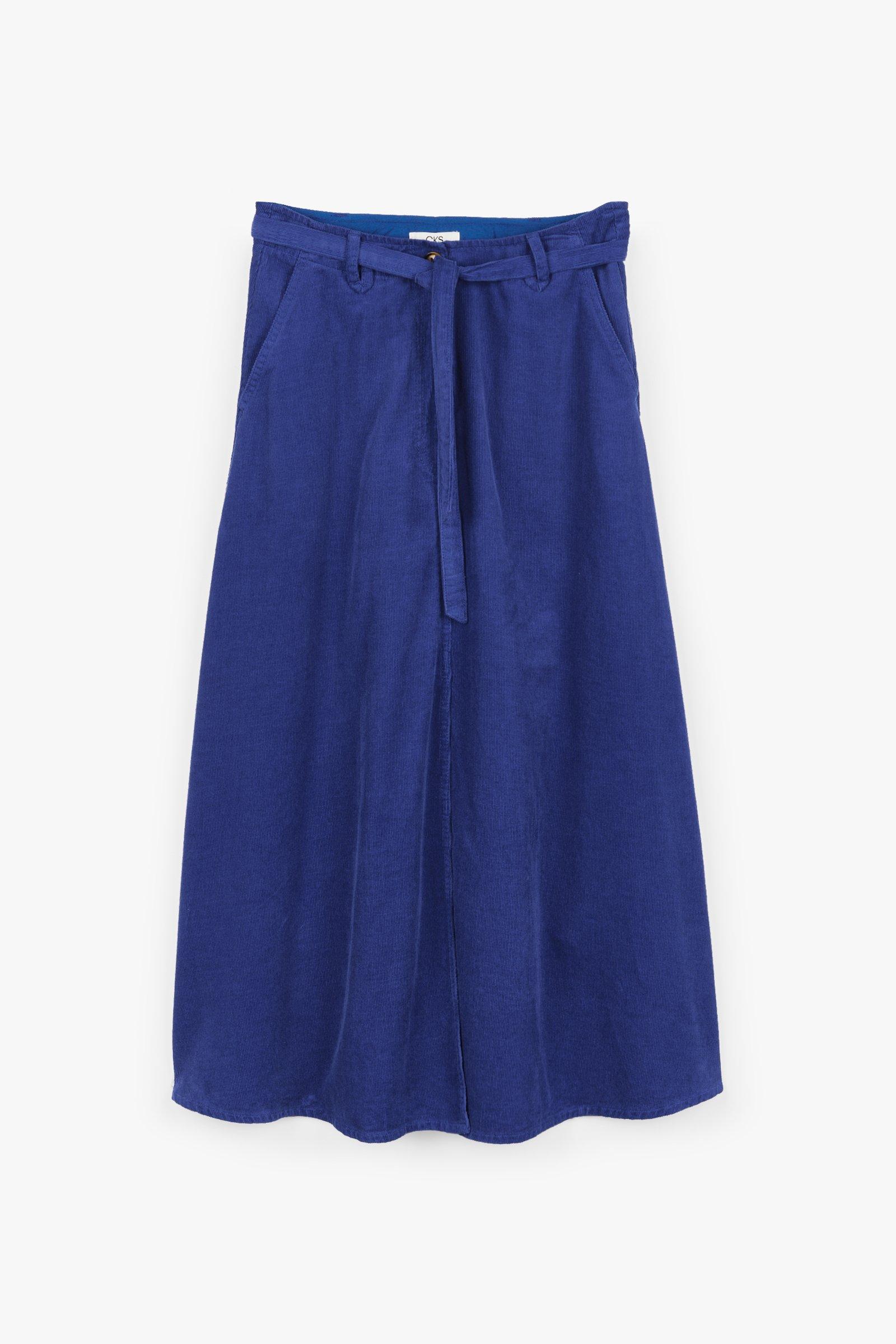 CKS Dames - MARISA - midi skirt - blue