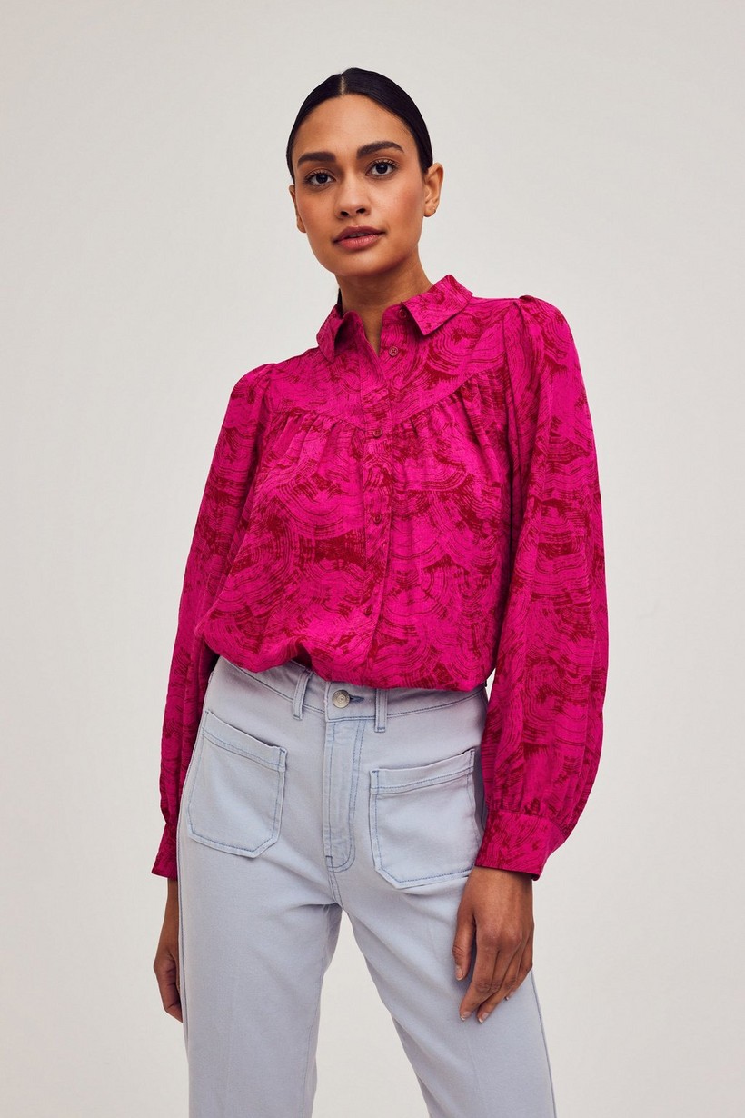 CKS Dames - MICKO - blouse short sleeves - pink