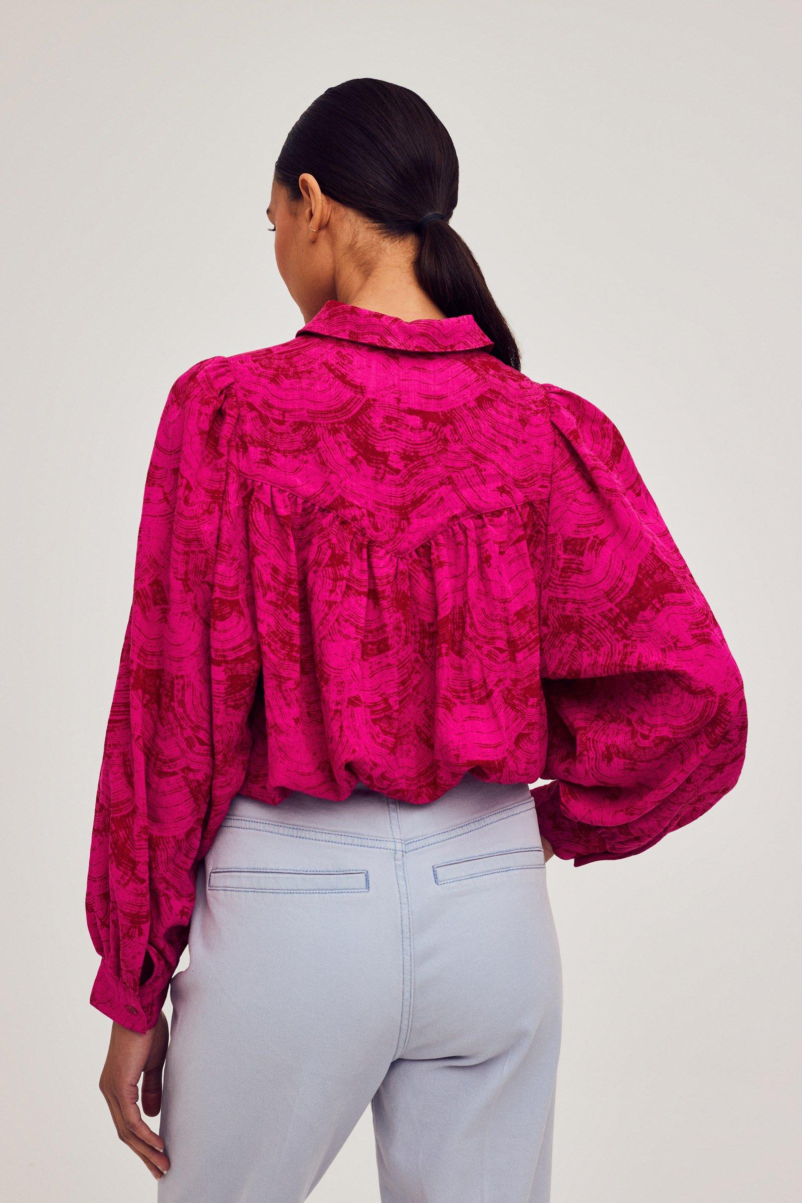 CKS Dames - MICKO - Bluse Kurze Ärmel - Rosa