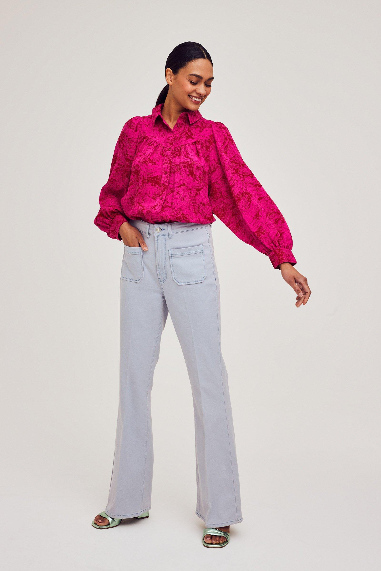 CKS Dames - MICKO - blouse short sleeves - pink