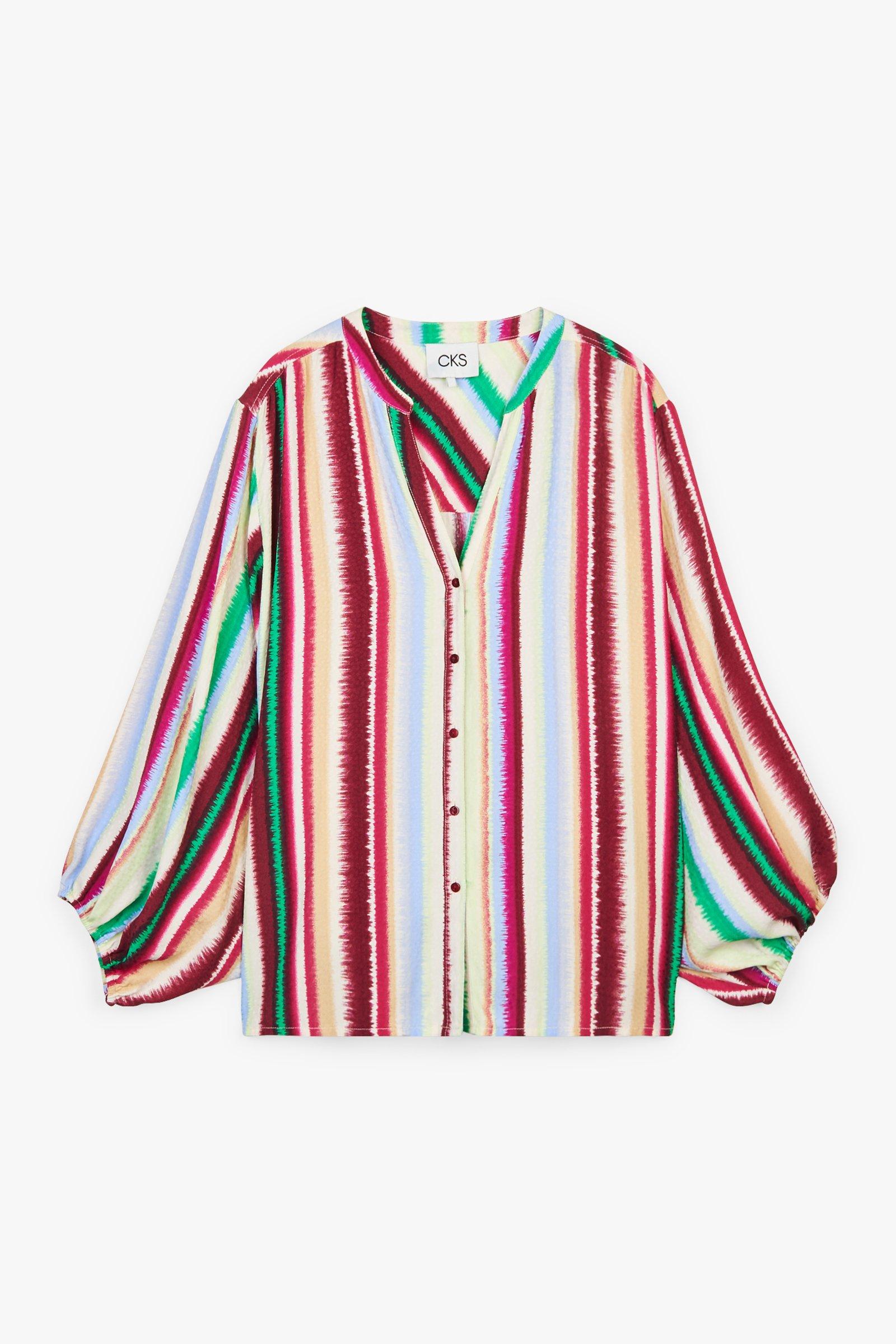 CKS Dames - WILD - blouse korte mouwen - rood