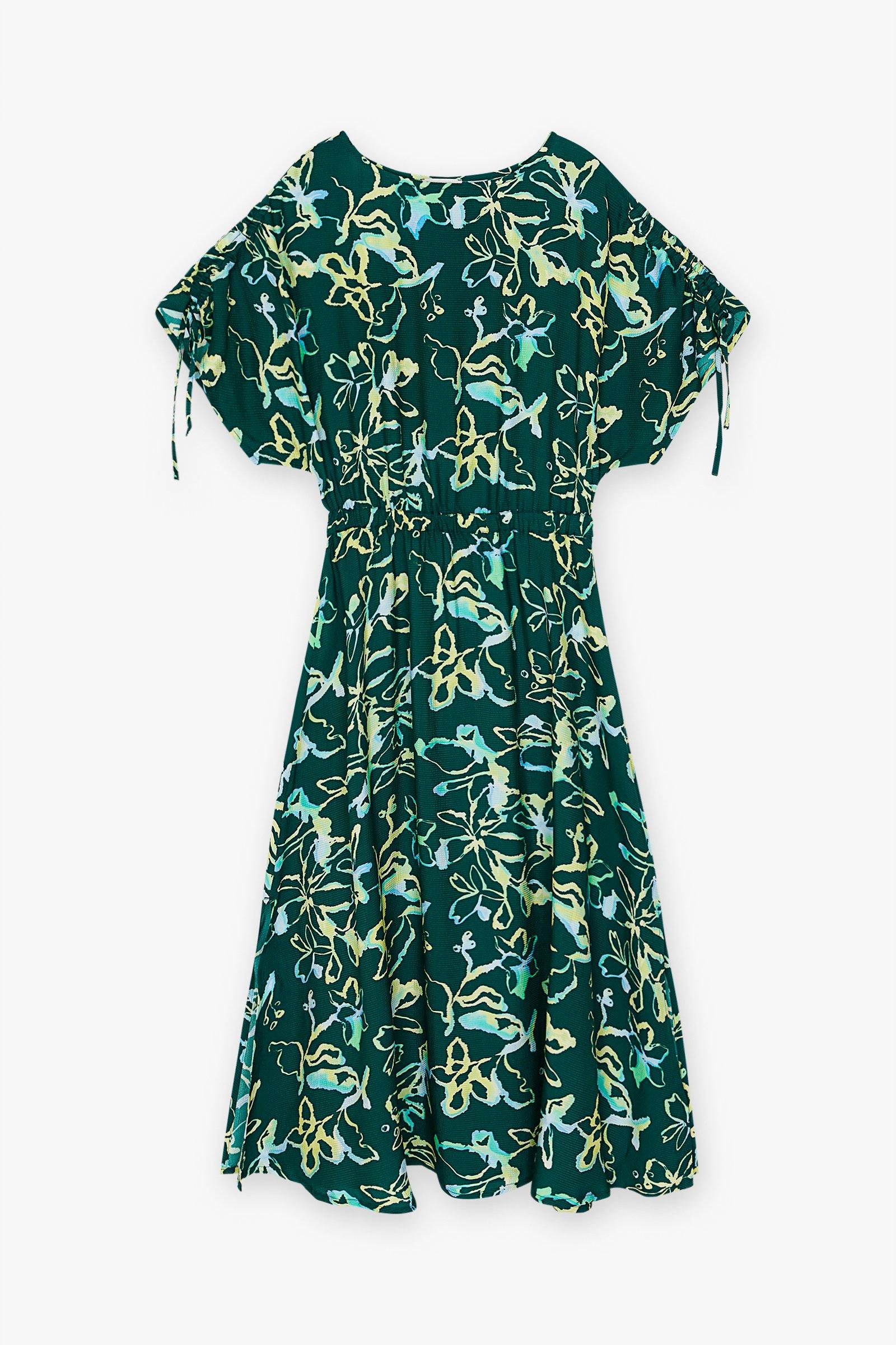 CKS Dames - KINDIGOL - midi jurk - khaki