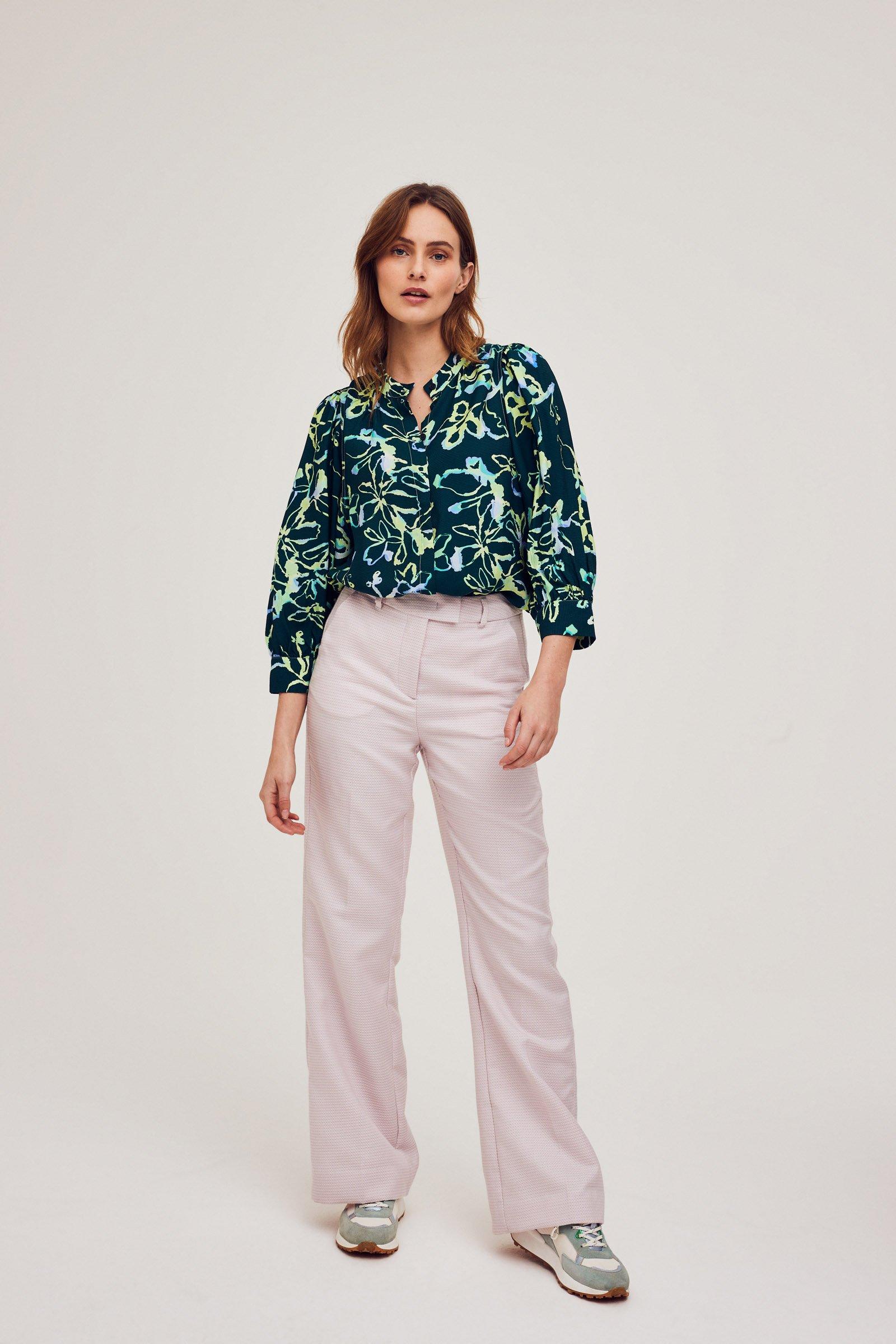 CKS Dames - ROSALINE - blouse short sleeves - dark green
