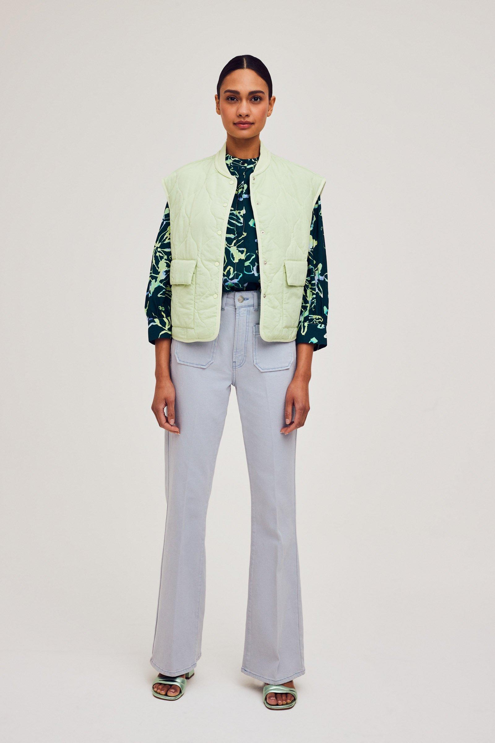CKS Dames - ROSALINE - blouse short sleeves - dark green