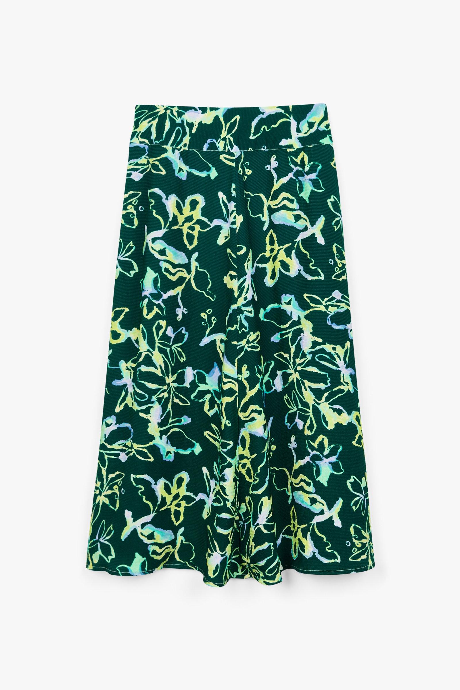 CKS Dames - SAWINA - midi skirt - dark green