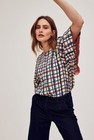 CKS Dames - ISLA - blouse korte mouwen - meerkleurig