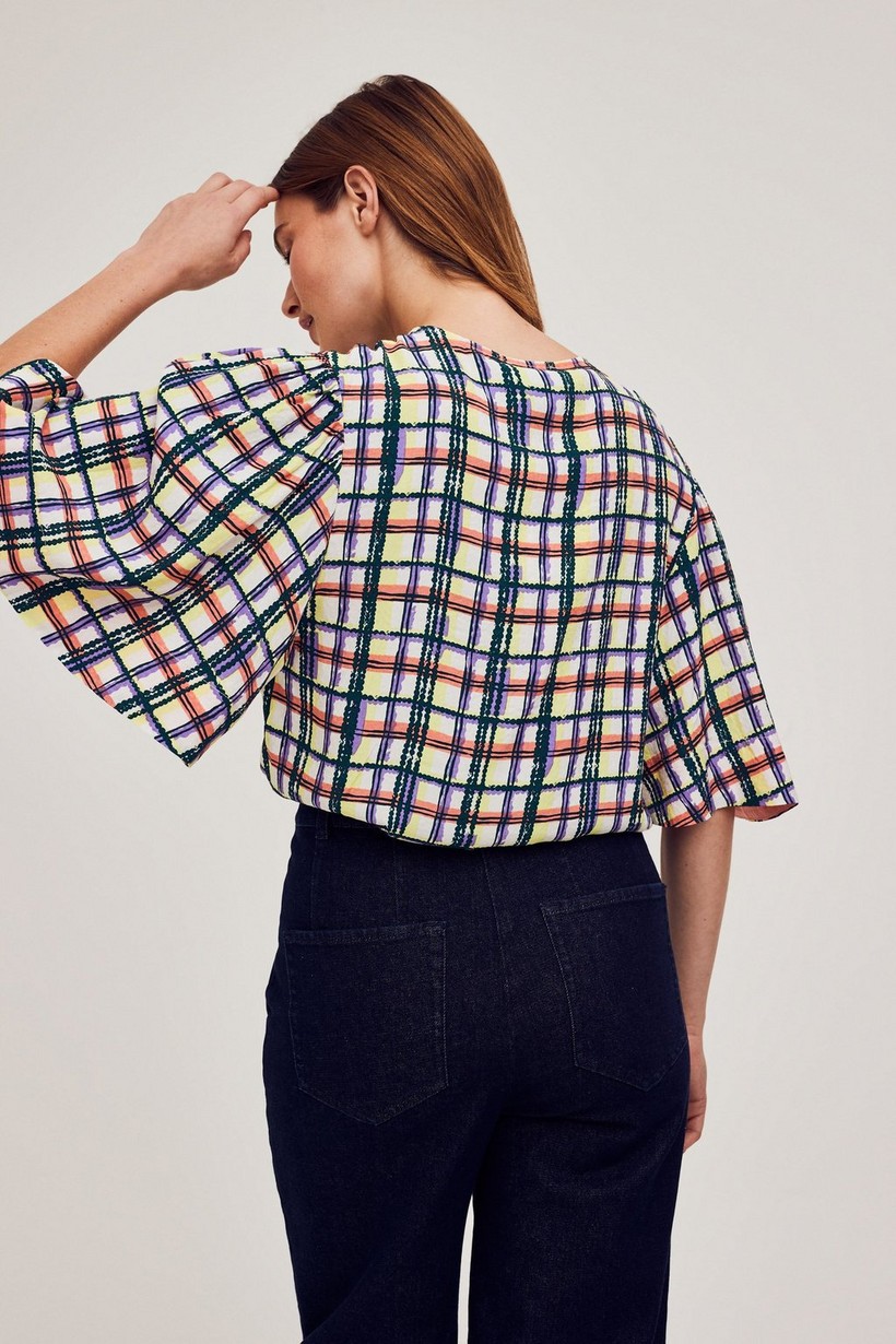 CKS Dames - ISLA - blouse korte mouwen - meerkleurig