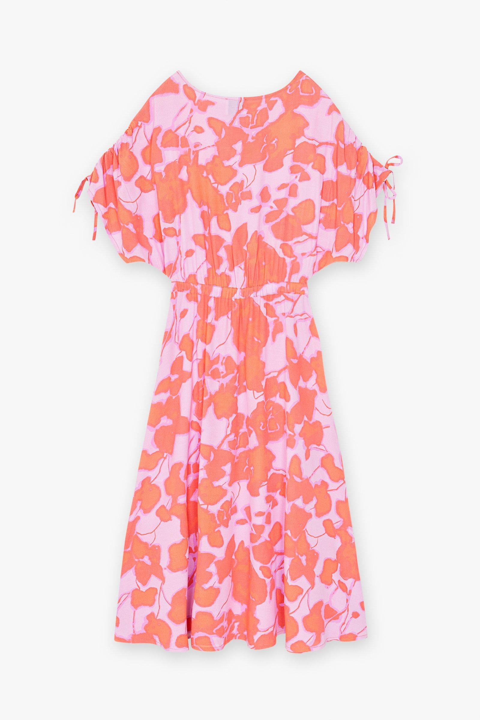 CKS Dames - KINDIGOL - Midi-Kleid - Hellorange