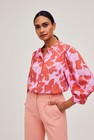 CKS Dames - ROSALINE - blouse short sleeves - bright orange