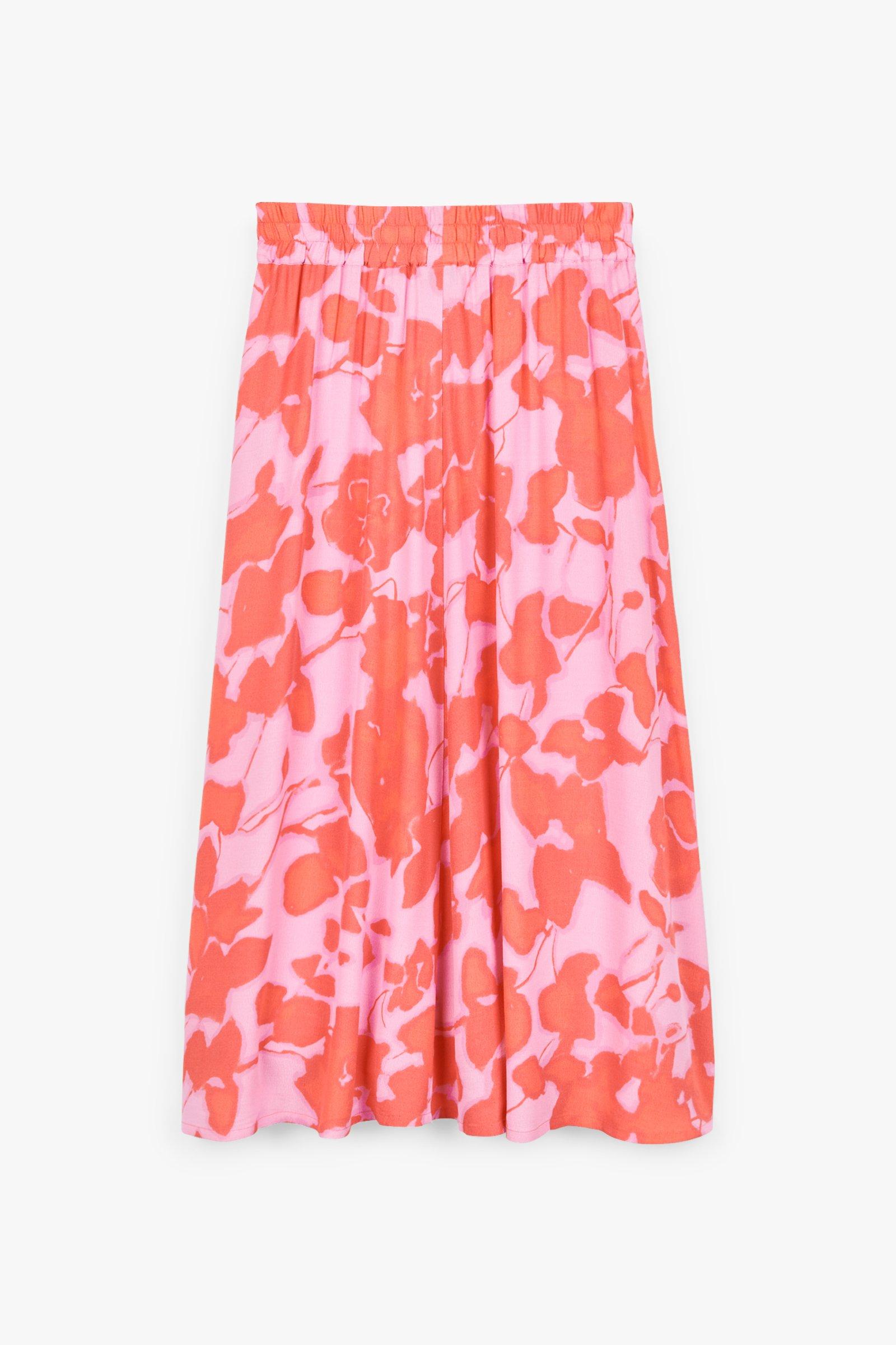 CKS Dames - VALENCINE - midi skirt - bright orange