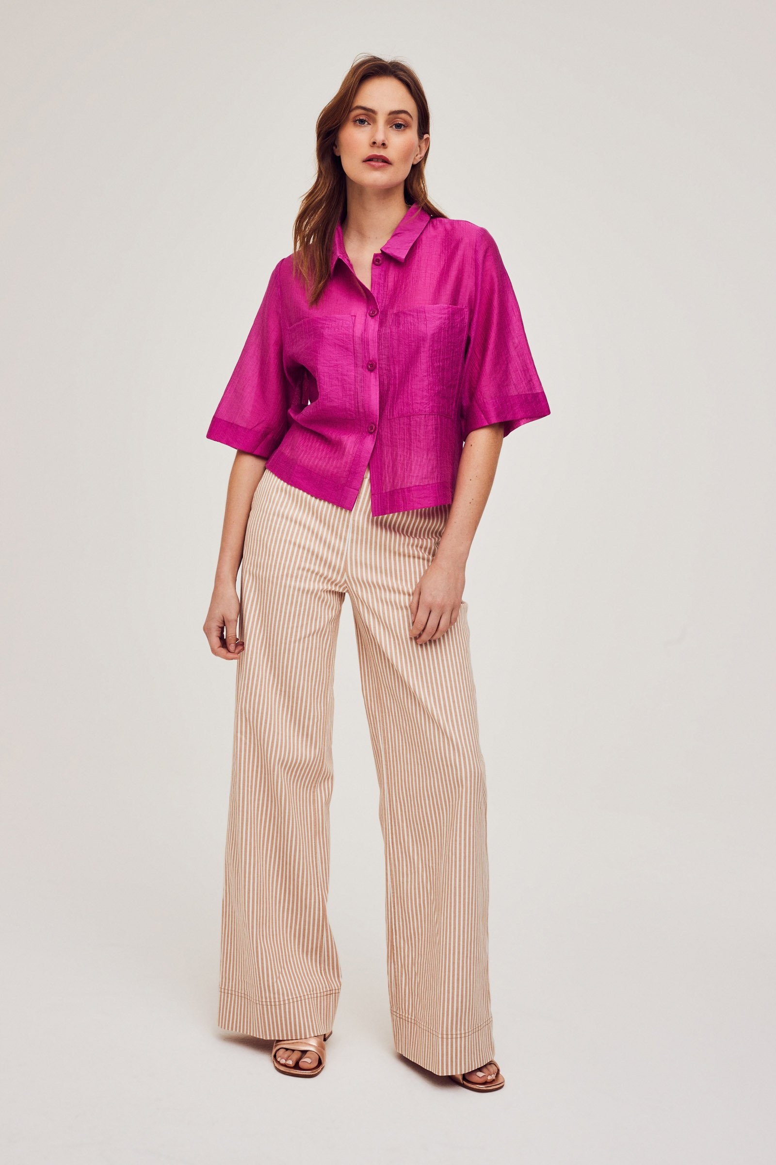CKS Dames - SELIN - blouse korte mouwen - roze