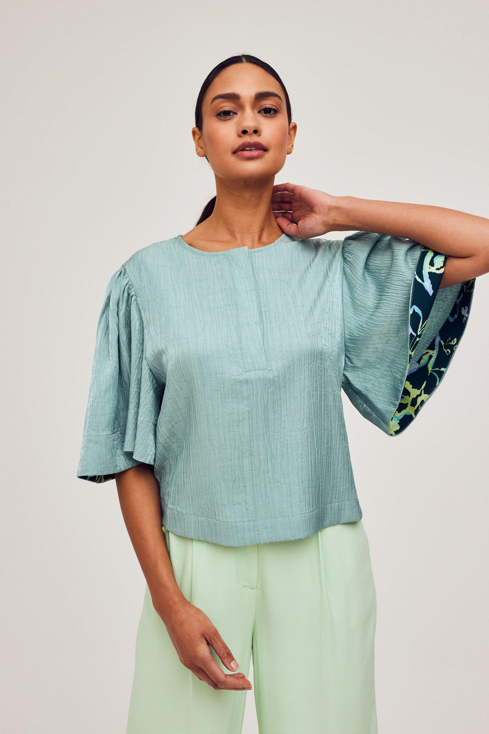 CKS Dames - ISLA - blouse long sleeves - light green