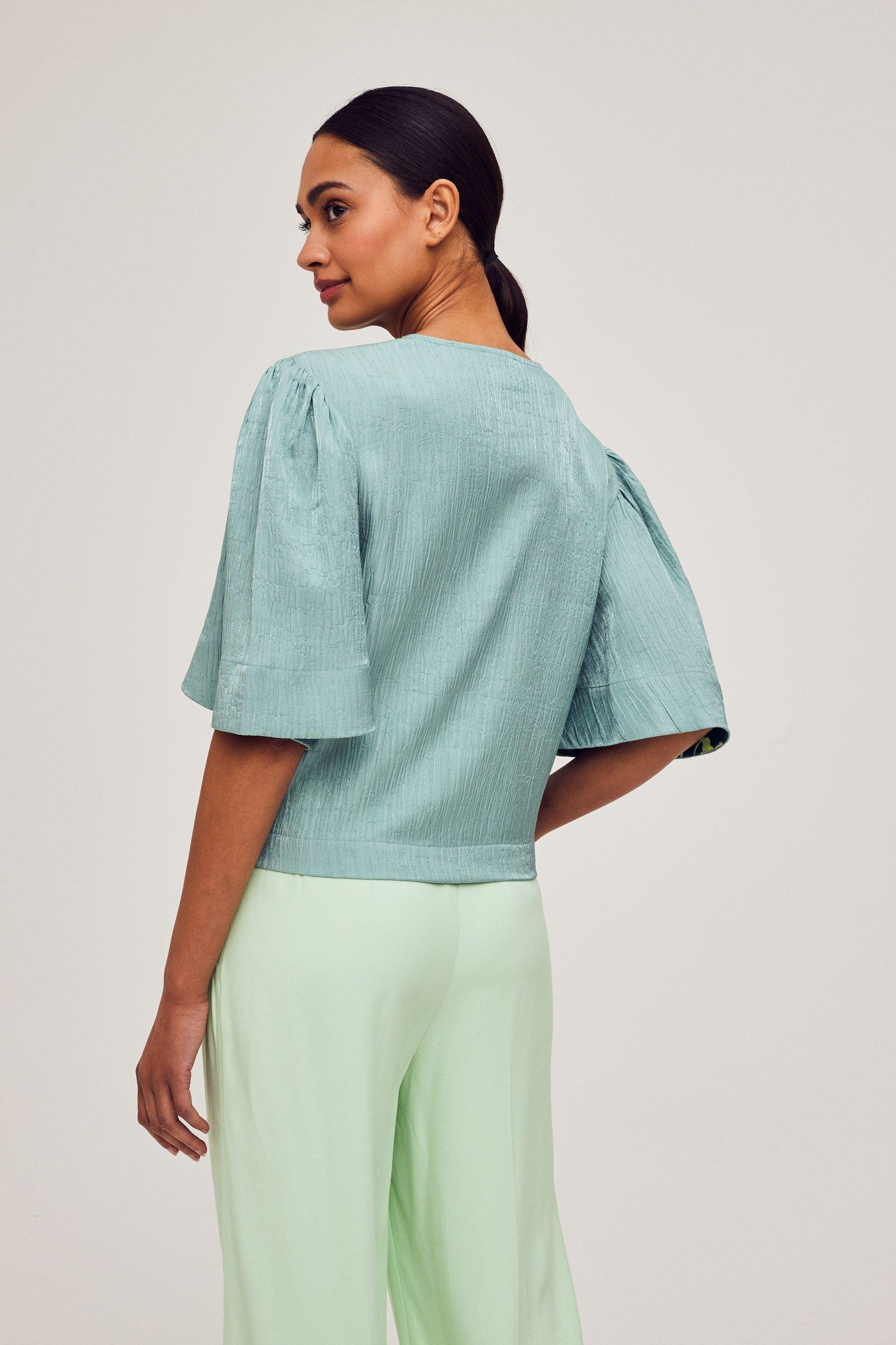 CKS Dames - ISLA - blouse lange mouwen - lichtgroen