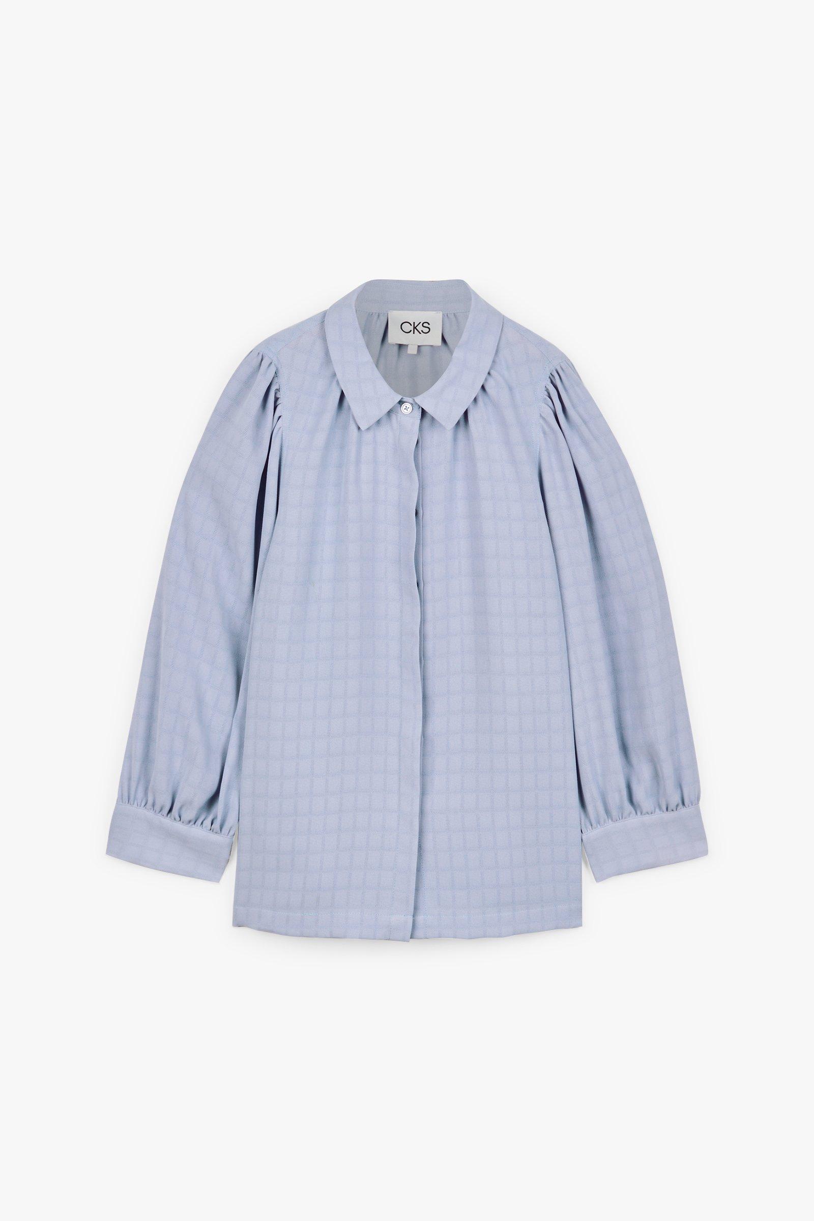 CKS Dames - ROSALINOS - blouse short sleeves - light blue
