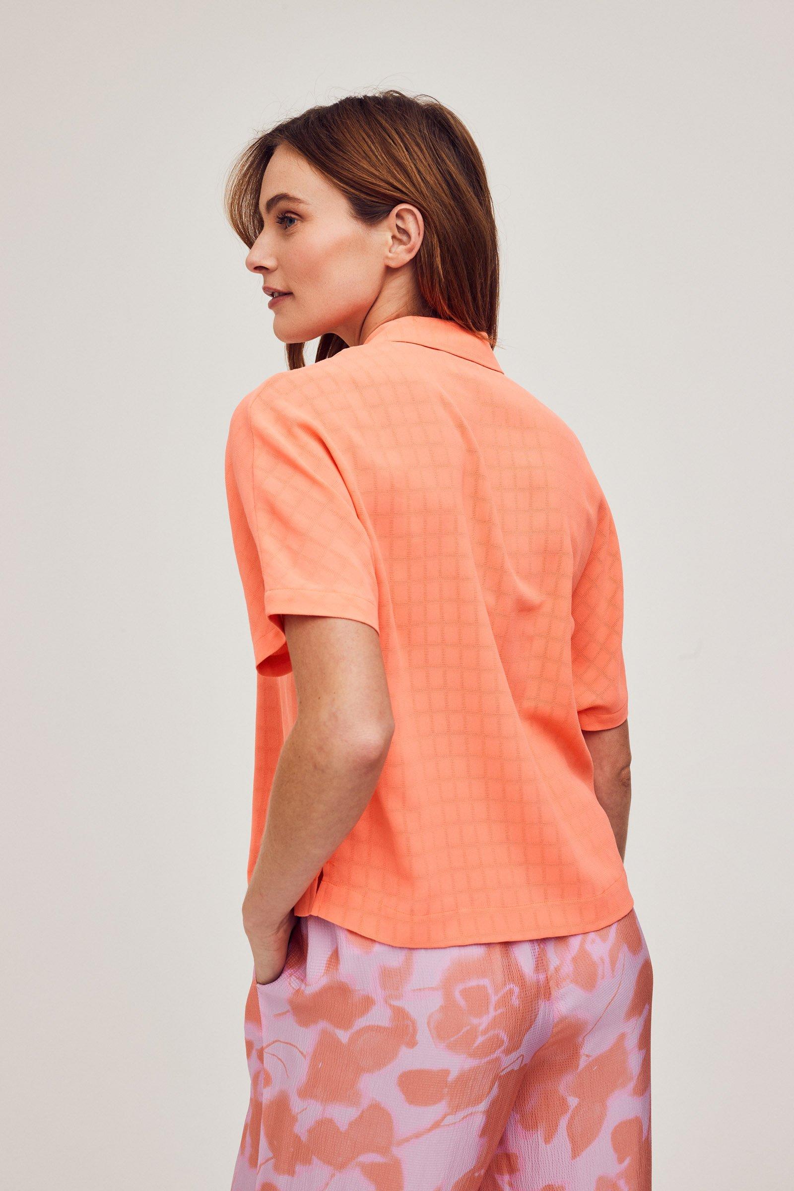 CKS Dames - RONELA - Bluse Lange Ärmel - Hellorange