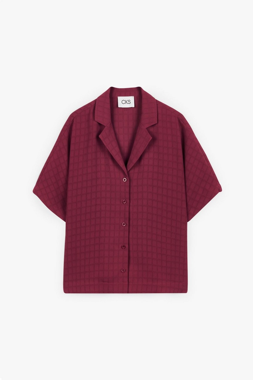 CKS Dames - RONELA - blouse korte mouwen - rood