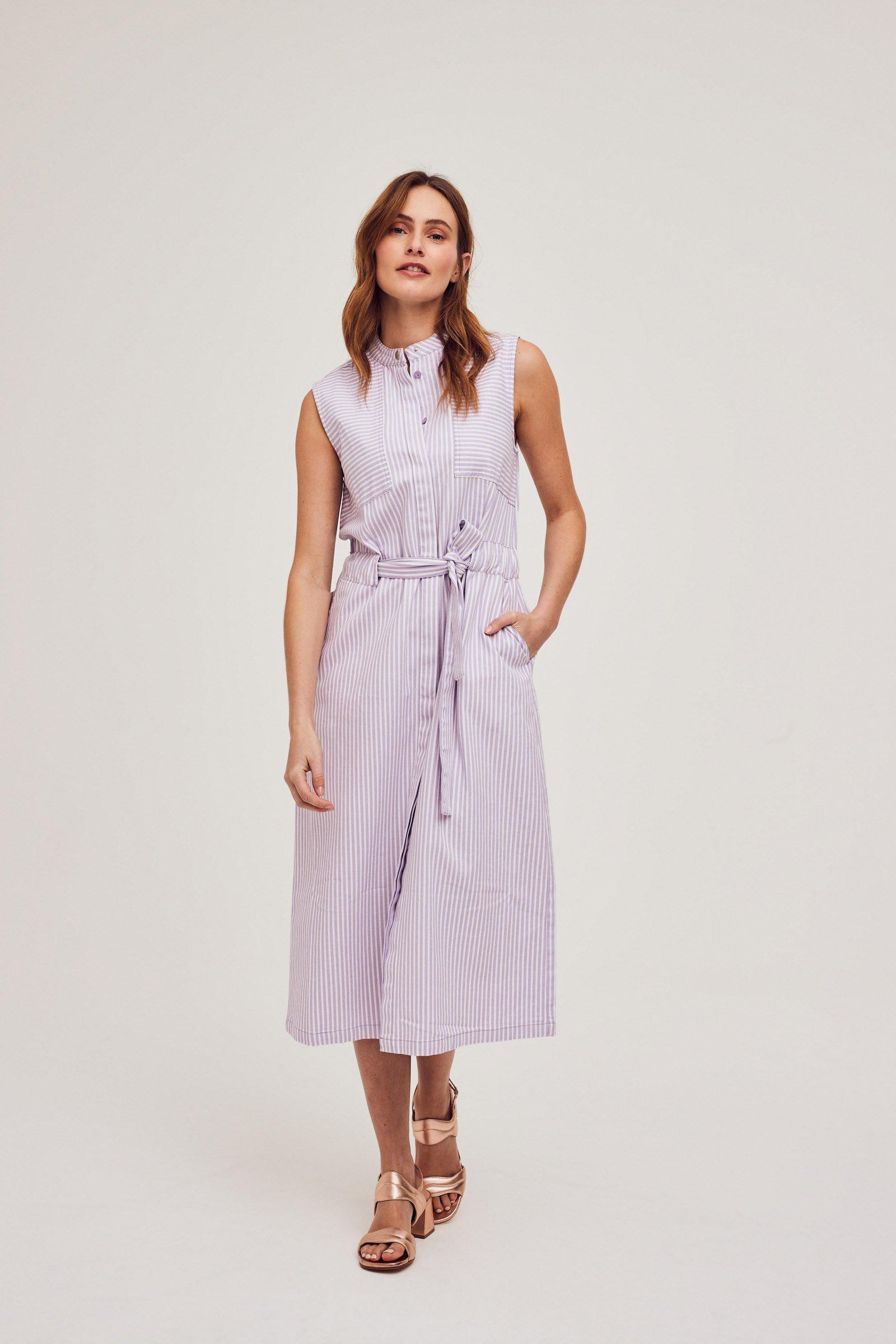 CKS Dames - ISBA - midi jurk - lila