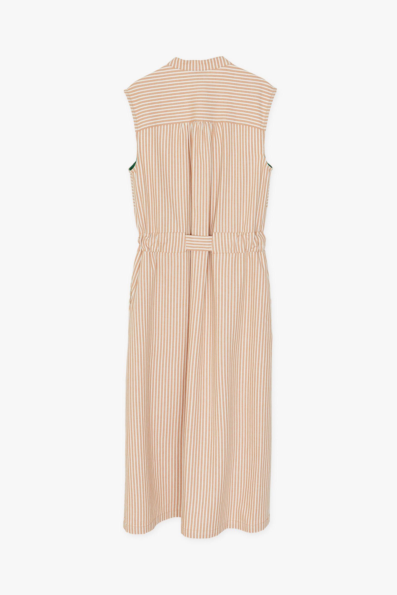 CKS Dames - ISBA - midi dress - bright brown