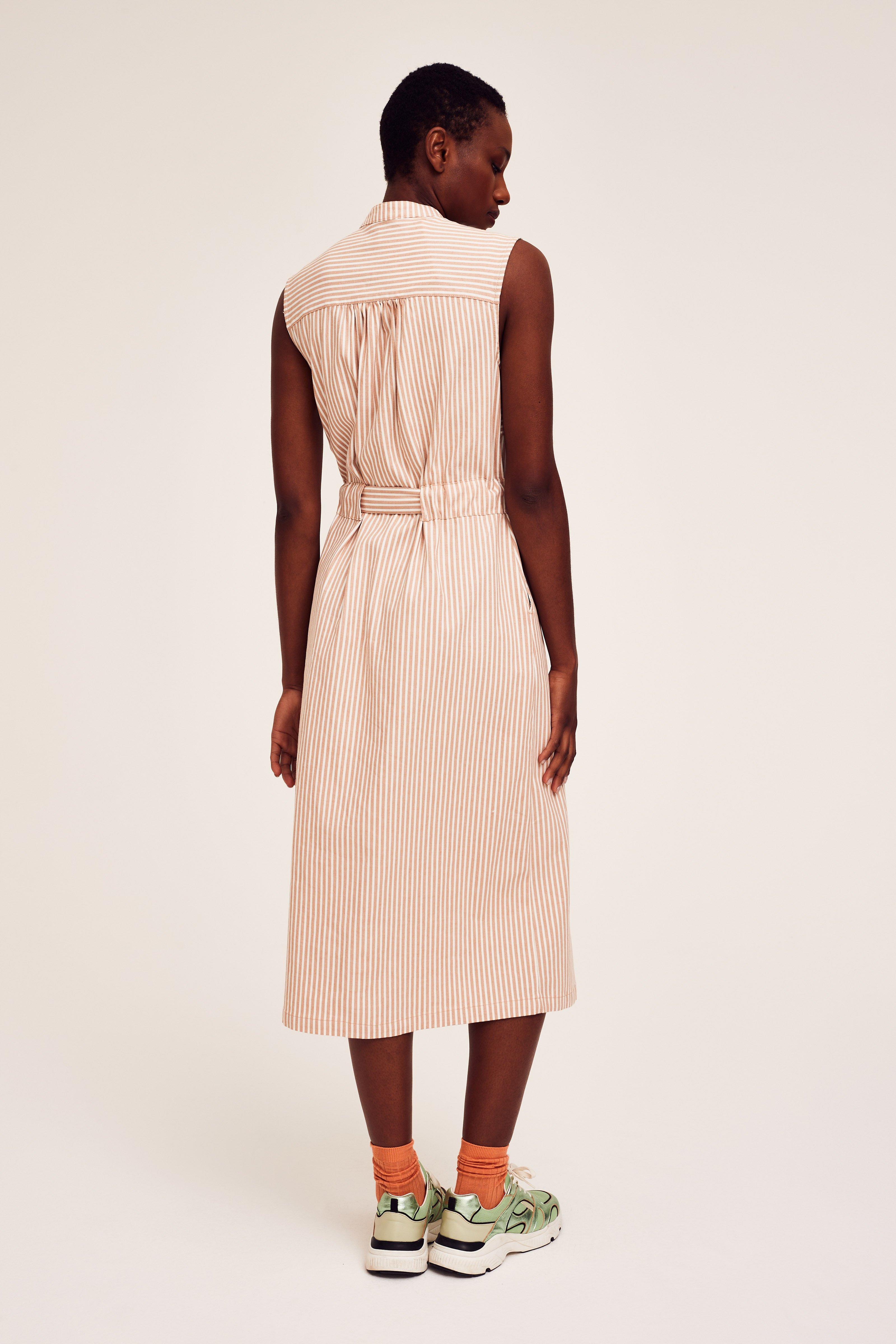 CKS Dames - ISBA - Midi-Kleid - Hellbraun